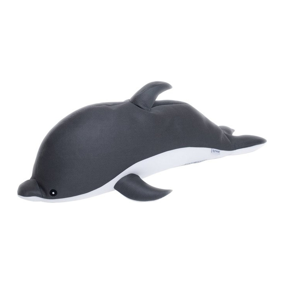 Westmann Pool Buddy Sitzsack Delfin grau aus Polyester B/H/T: 102 x 36 x 40 cm - Bild 1