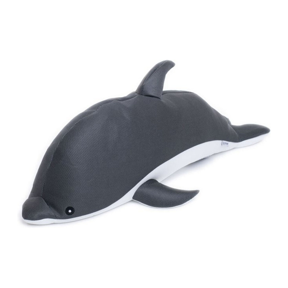 Westmann Pool Buddy Sitzsack Delfin grau aus Polyester B/H/T: 102 x 36 x 40 cm - Bild 6