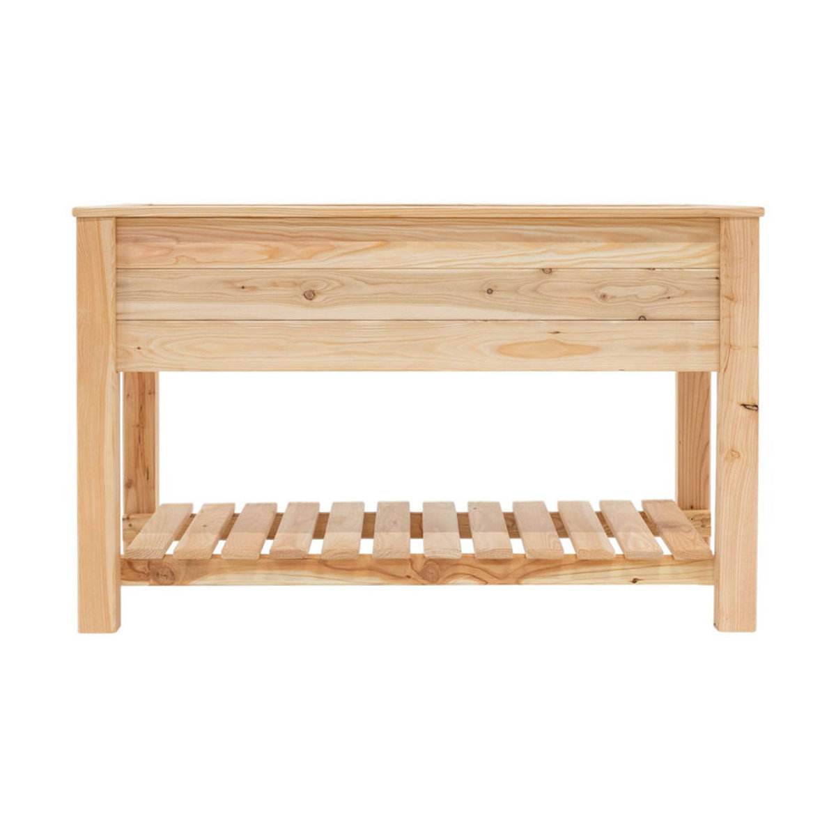 Westmann Stelzenhochbeet aus Holz mit Ablage in Natur, B/T/H: 120 x 65 x 75 cm - Bild 2