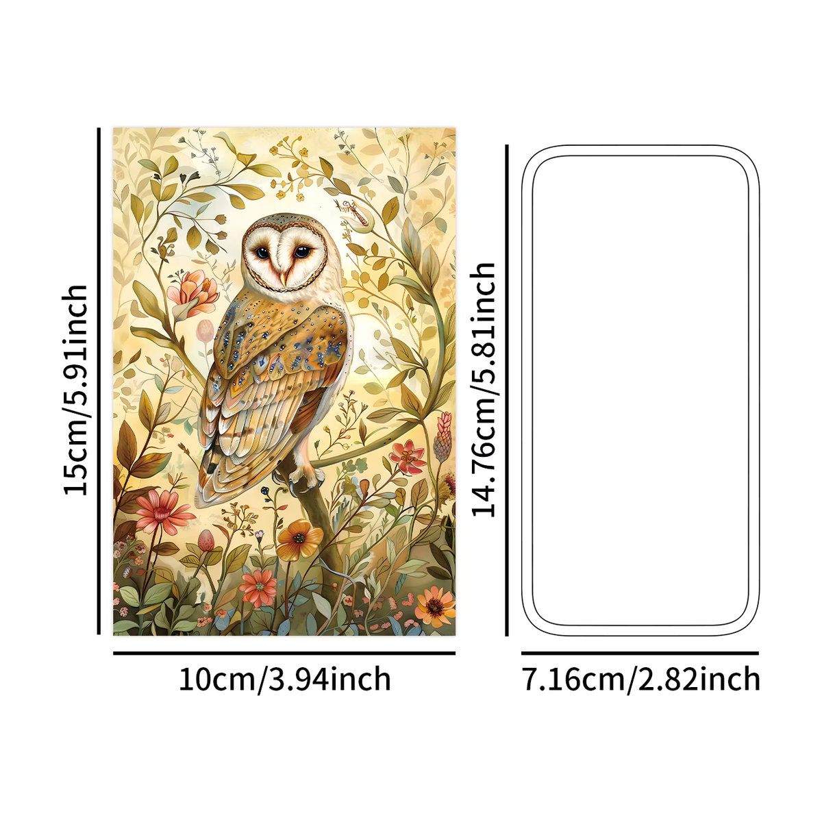 WhimsyWoodland 12er-Pack Vintage-Kunstkarten mit Wildtieren, mehrfarbige Wandcollage aus Papier für deine Heimdekoration - Bild 2