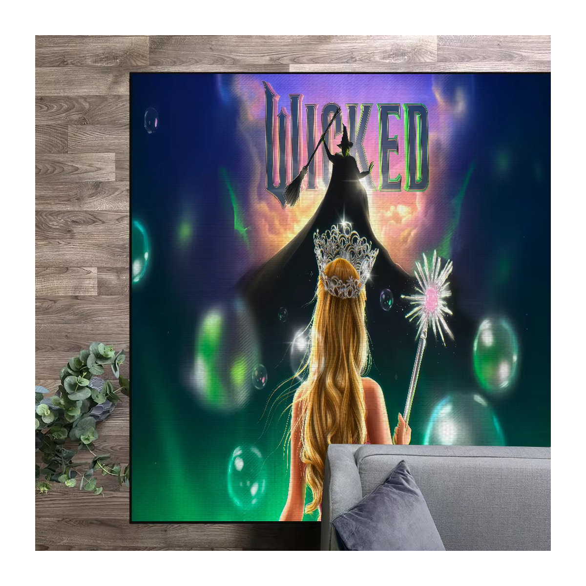 Wicked Magic World Dekorative Bodenmatte für Wohnzimmer, Küche oder Schlafzimmer, mehrfarbig und bedruckt - Bild 2