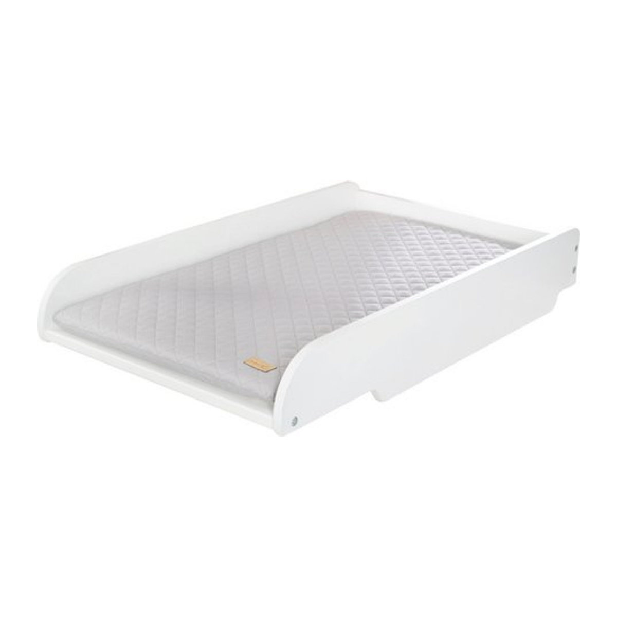 Wickelauflage Roba Style in Grau und Weiß, B/H/T: 80 x 49 x 14 cm - Bild 1