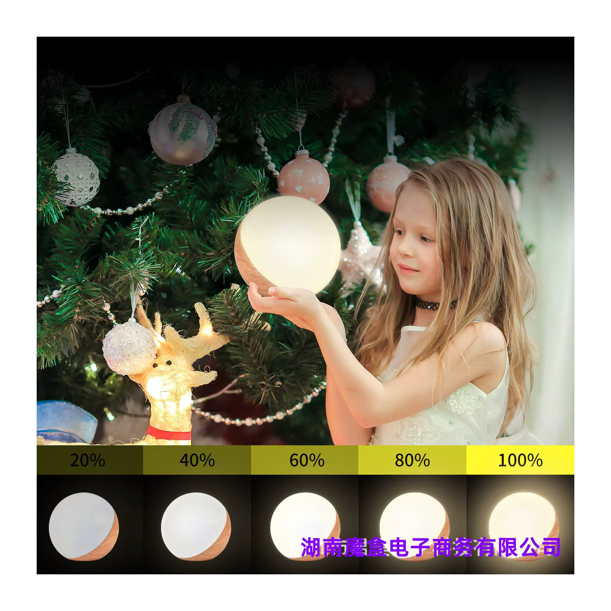 Wiederaufladbare LED-Nachttischlampe mit Fernbedienung und Touch-Funktion in Bunt, minimalistisches Design für Kinder und Schlafzimmer - Bild 3