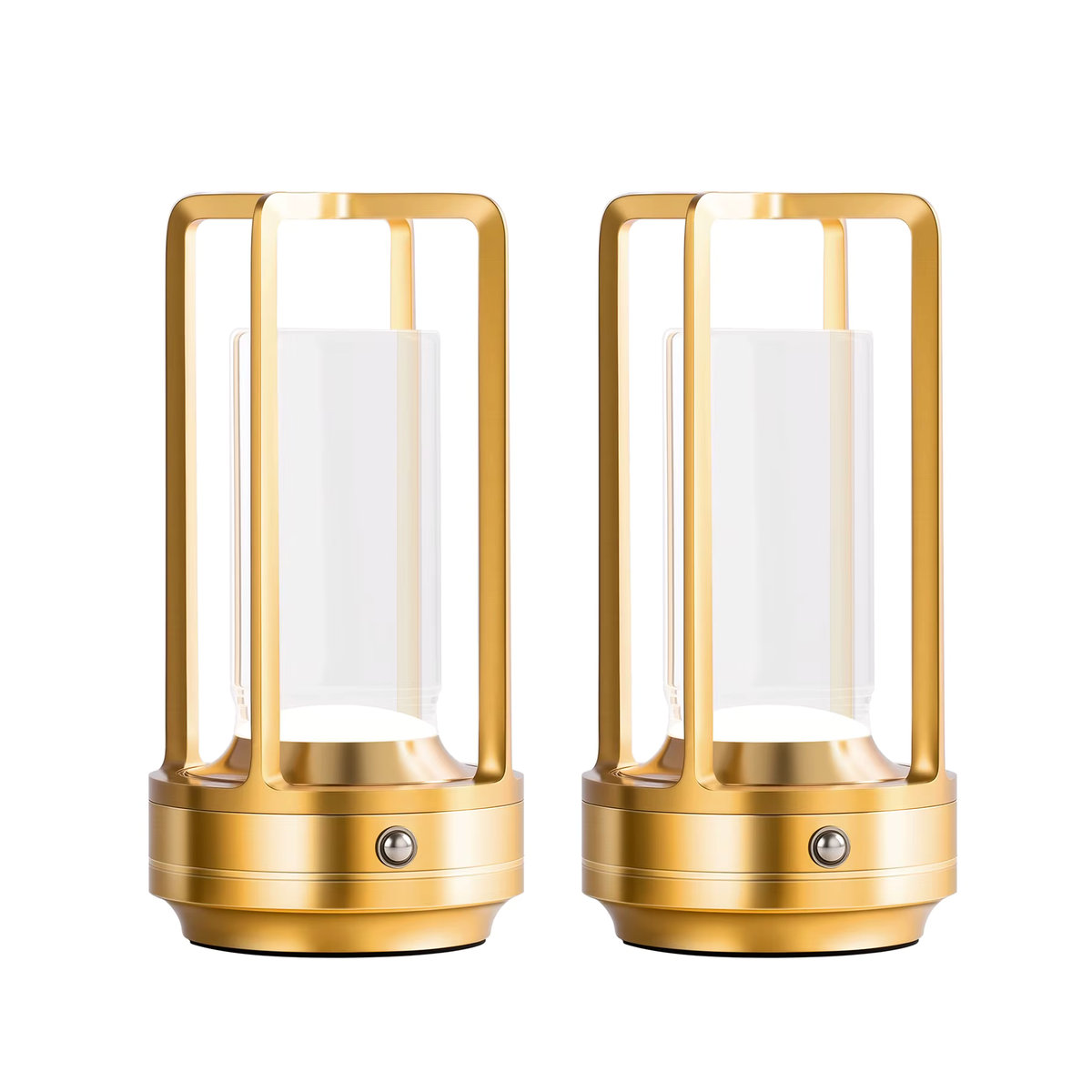 Wiederaufladbare LED Tischlampe von ggbingo im modernen Design für Schreibtisch, Camping und Restaurant - Bild 3