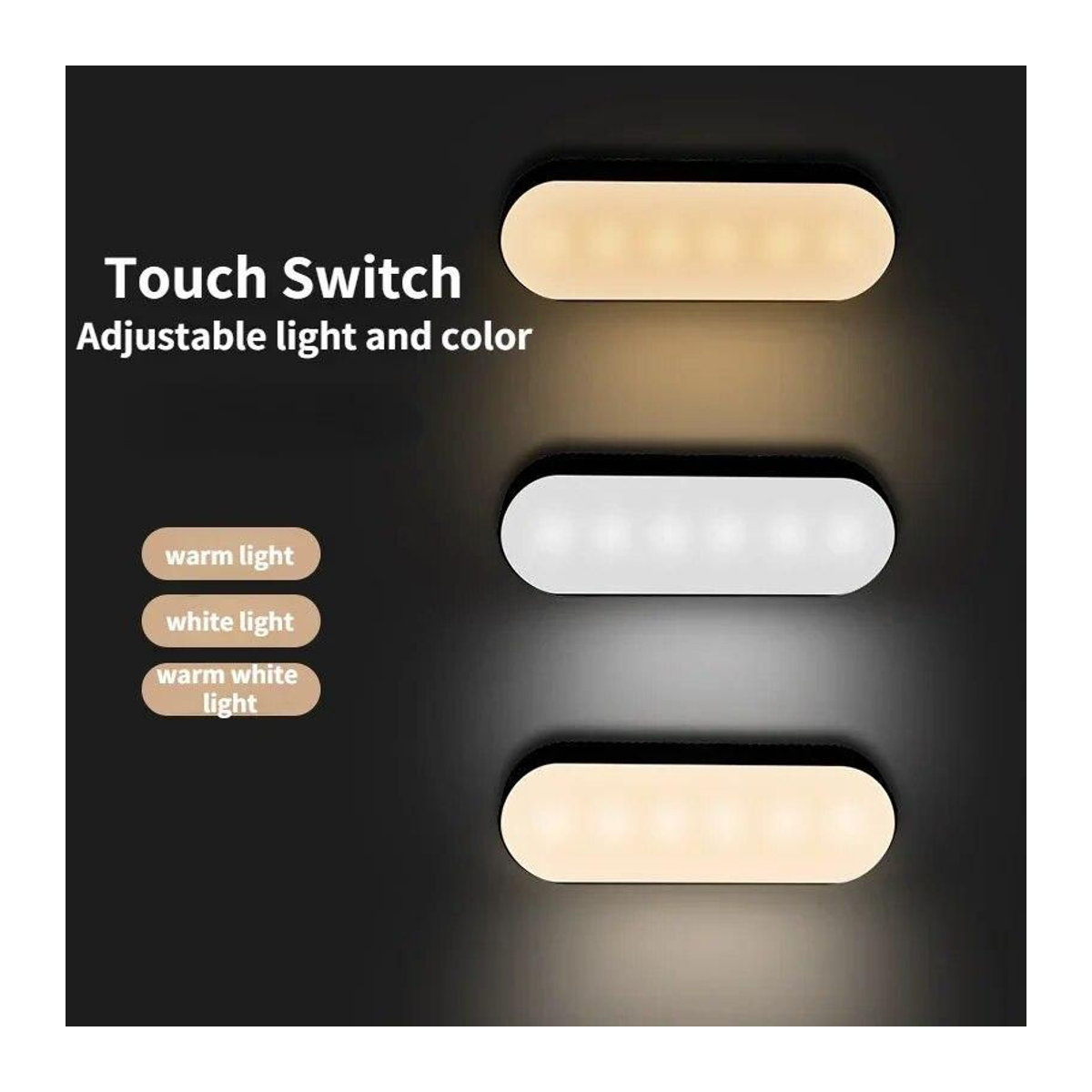 Wiederaufladbares kabelloses LED Auto-Leselicht mit magnetischer Befestigung für die Innenraumbeleuchtung im minimalistischen Design - Bild 3
