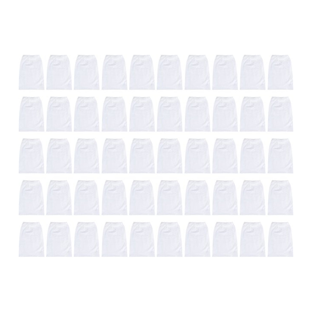 Wiederverwendbare Poolfilter-Socken aus weißem Nylon-Netz für Einbau- und Aufstellpools - Bild 1