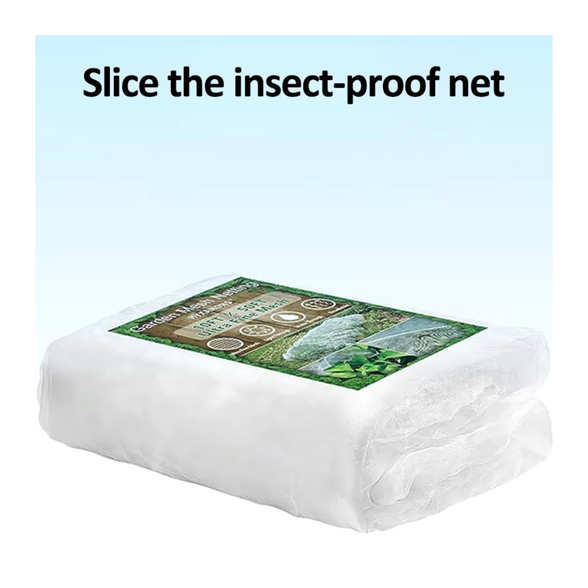 Wiederverwendbares Garten-Schutznetz als Insektenschutz und Pflanzenabdeckung mit 60 Mesh für die Gartenpflege - Bild 5