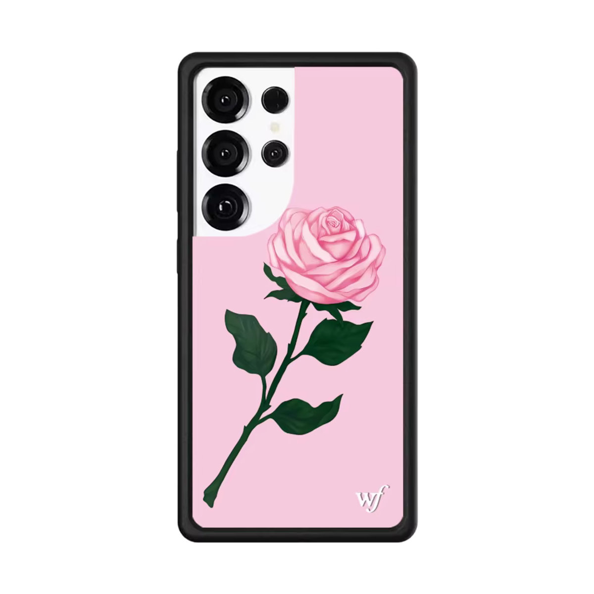 Wildflower 3D Metall-Logo Handyhülle mit floralem Rosenblüten-Design für Samsung S23 S24 S25 S26 Ultra, mehrfarbig - Bild 2