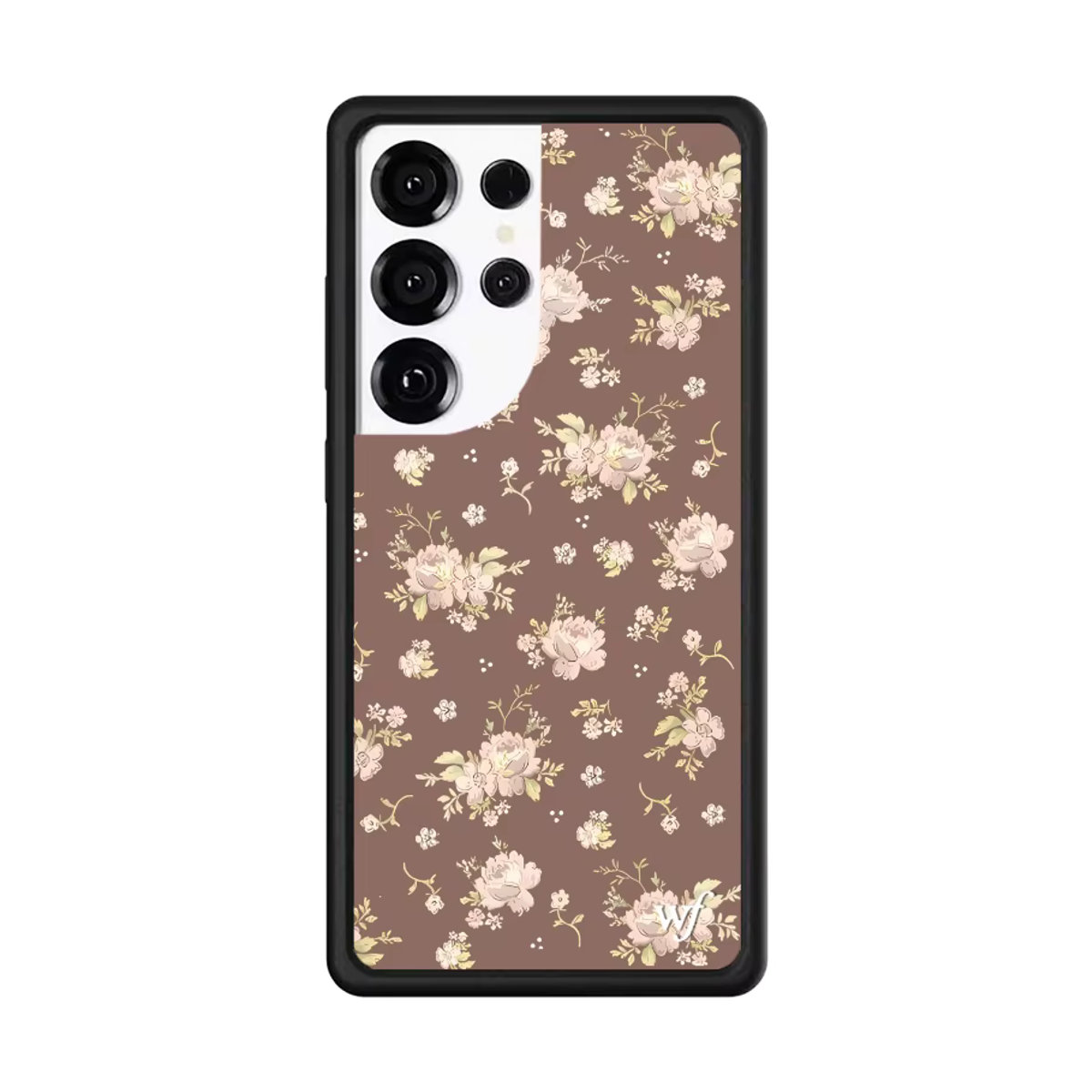 Wildflower 3D Metall-Logo Handyhülle mit floralem Rosenblüten-Design für Samsung S23 S24 S25 S26 Ultra, mehrfarbig - Bild 3