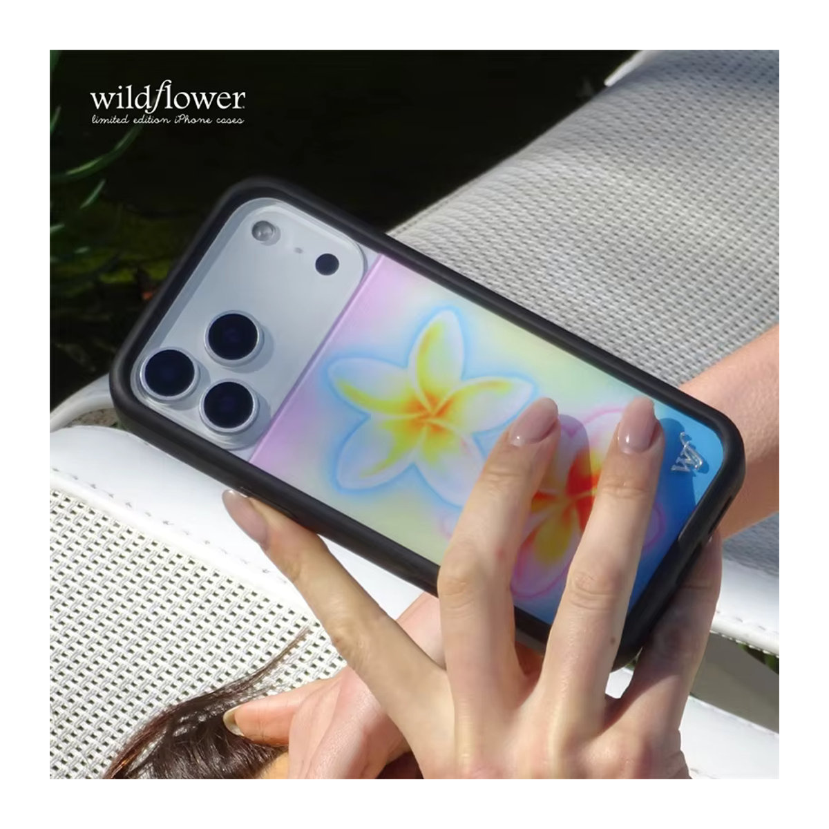 Wildflower Plumeria Handyhülle für iPhone 17 16 15 14 13 12 Pro Max Plus mit buntem floralem Design in Mehrfarbig und stoßfester Rückseite - Bild 2