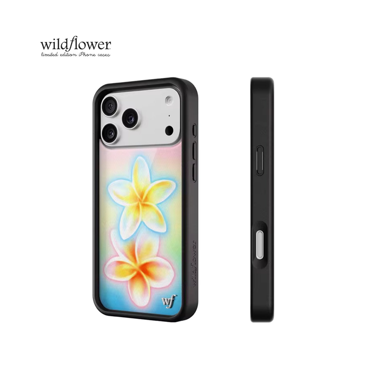 Wildflower Plumeria Handyhülle für iPhone 17 16 15 14 13 12 Pro Max Plus mit buntem floralem Design in Mehrfarbig und stoßfester Rückseite - Bild 5