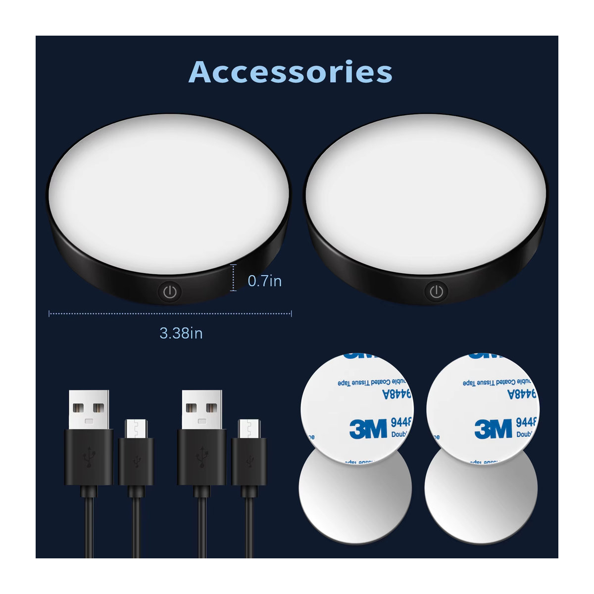 WILLED Nachttischlampe Schwarz Minimalistisch - Bild 6