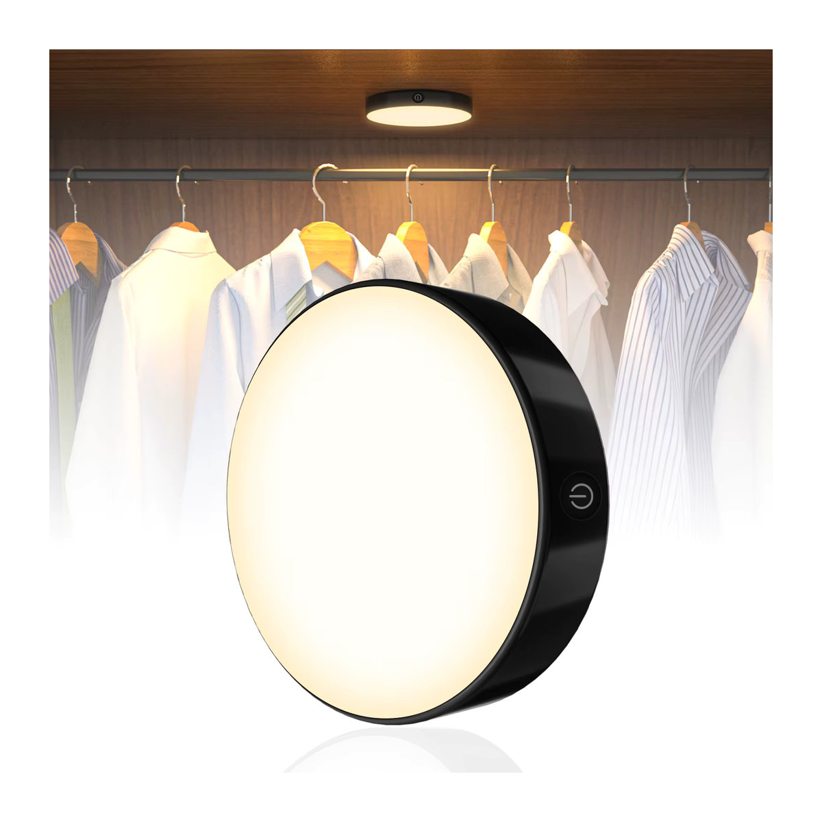 WILLED Nachttischlampe Schwarz Minimalistisch - Bild 7