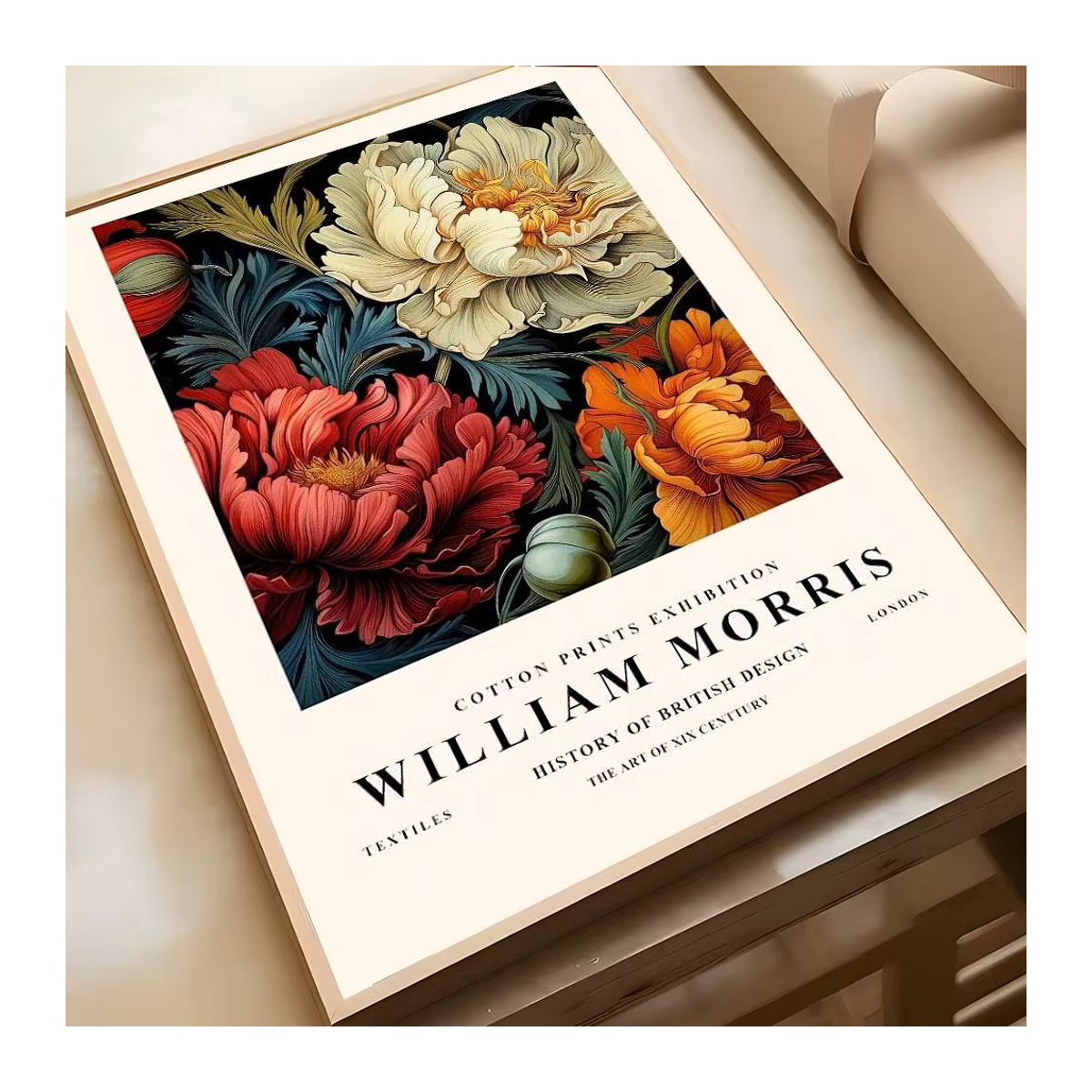 William Morris Kunstposter Floral Vintage Wandaufkleber Mehrfarbig B: 20 cm, H: 15 cm, T: 15 cm - Bild 6