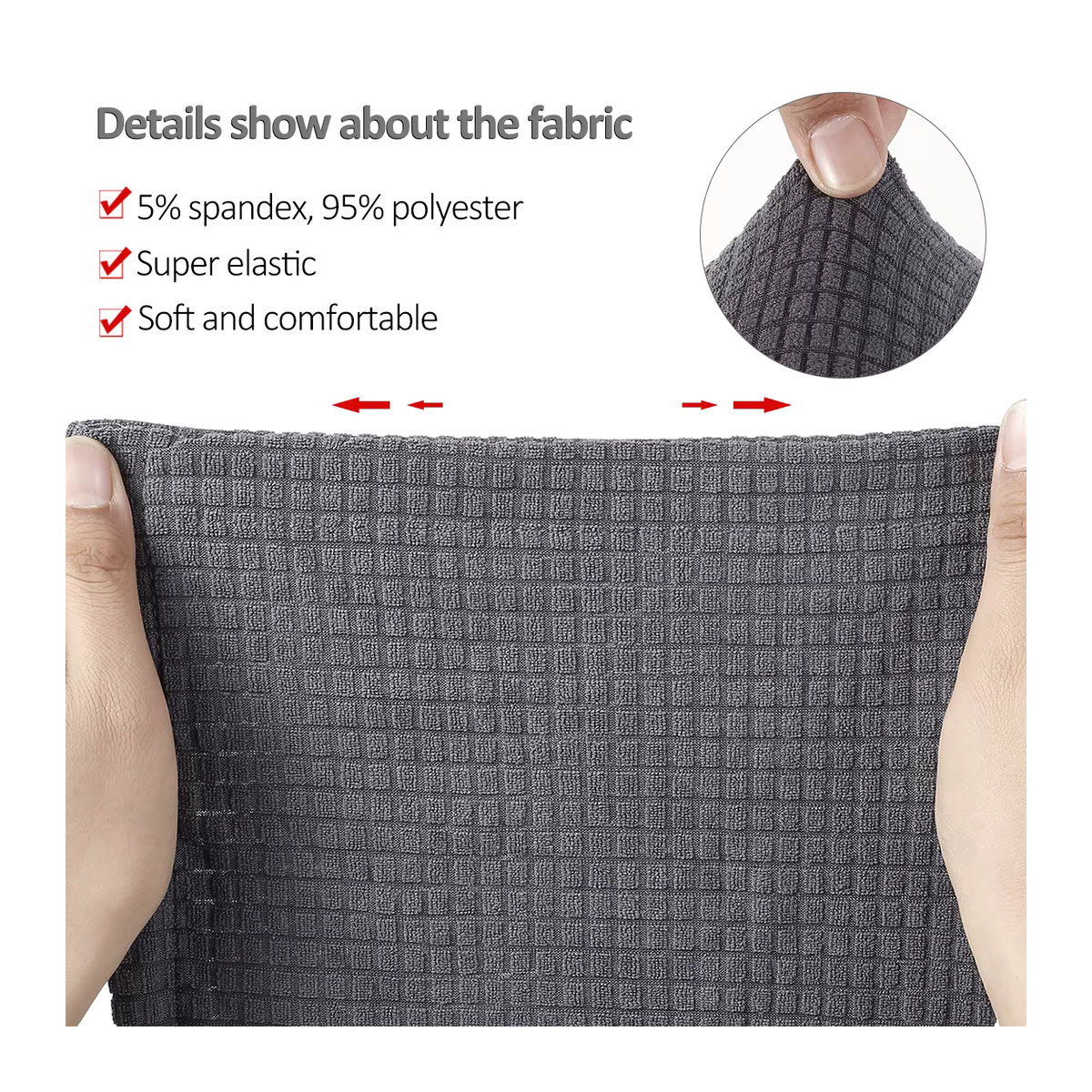 Willstar Sofa-Armabdeckungen aus Spandex-Stretch, 2 Stück, mehrfarbig, wasserdicht und staubdicht zum Möbelschutz - Bild 3