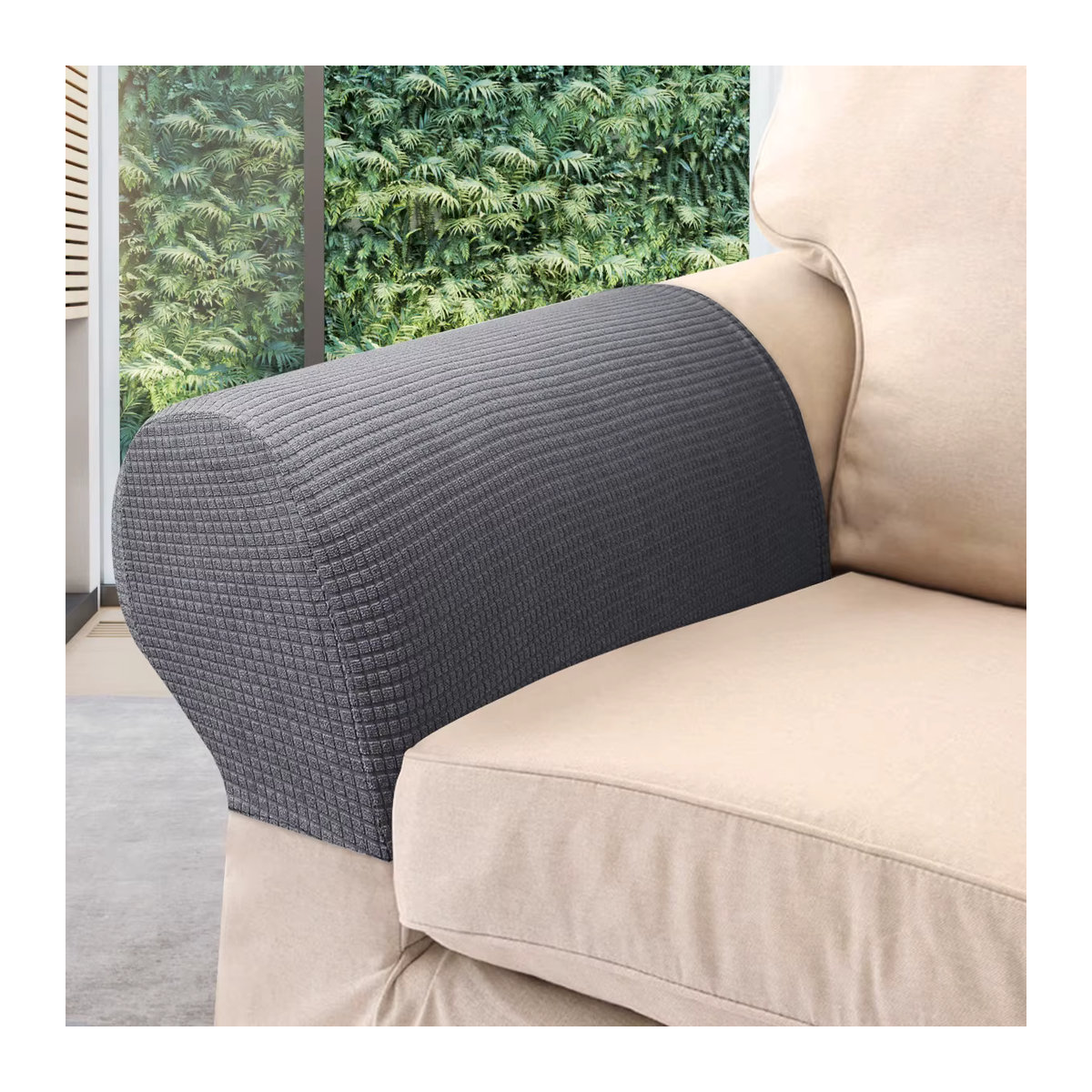 Willstar Sofa-Armabdeckungen aus Spandex-Stretch, 2 Stück, mehrfarbig, wasserdicht und staubdicht zum Möbelschutz - Bild 4
