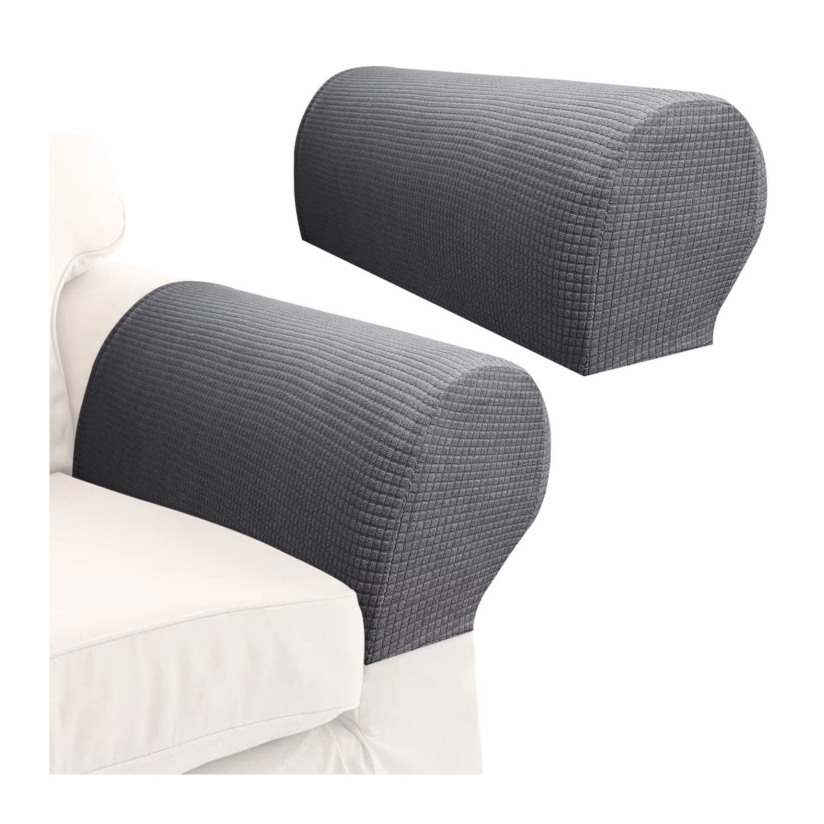 Willstar Sofa-Armabdeckungen aus Spandex-Stretch, 2 Stück, mehrfarbig, wasserdicht und staubdicht zum Möbelschutz - Bild 5
