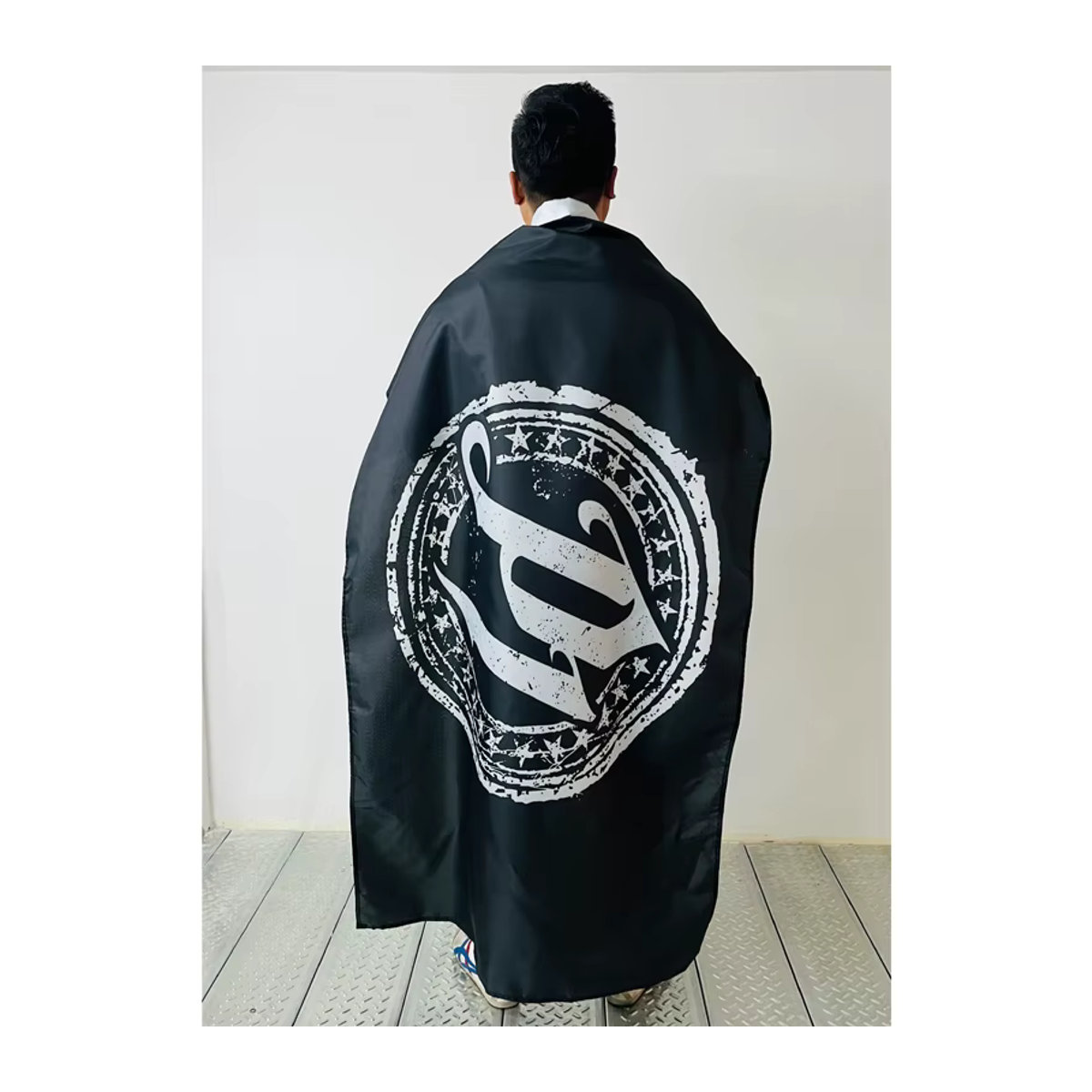 Win Craft AJ Styles D Generation X DX Skull Logo Flagge, Schwarz, B: 150 cm, H: 90 cm - Bild 1