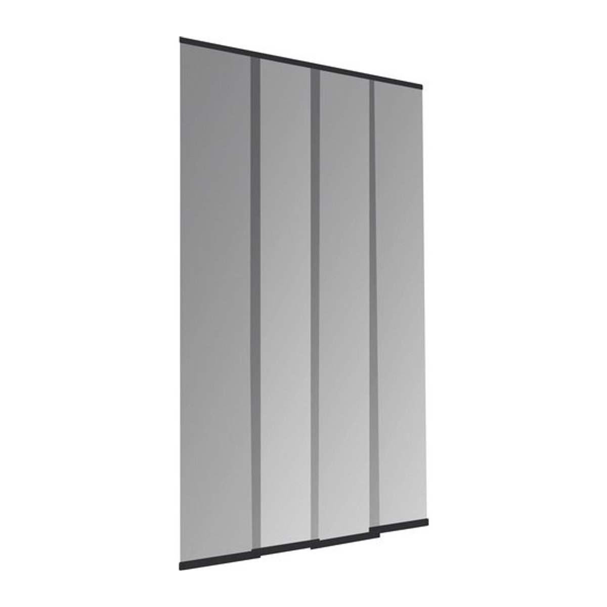 WINDHAGER Fliegengitter Türvorhang aus Fiberglas in Schwarz, B: 120 cm, H: 250 cm, in Breite und Höhe kürzbar - Bild 1
