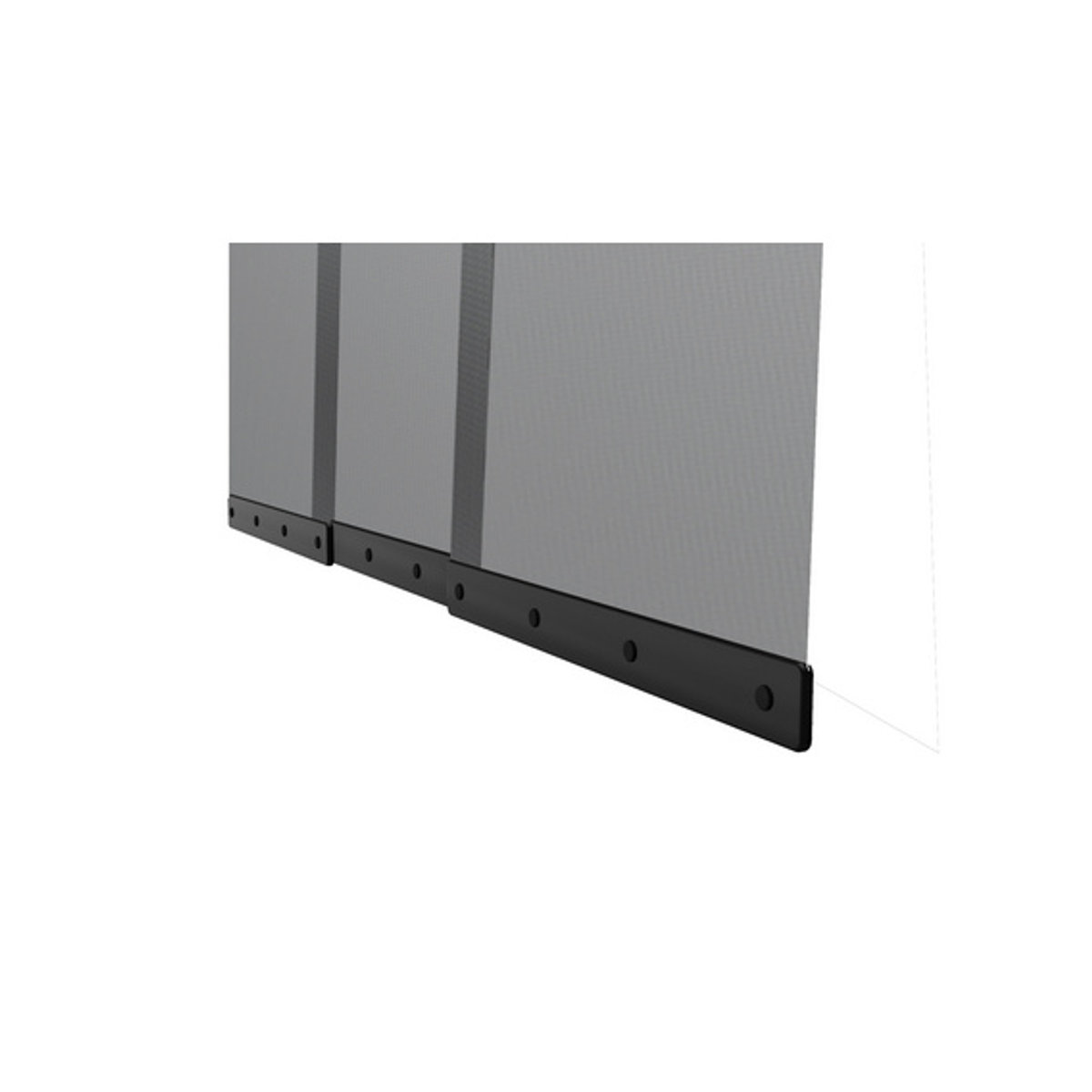 WINDHAGER Fliegengitter Türvorhang aus Fiberglas in Schwarz, B: 120 cm, H: 250 cm, in Breite und Höhe kürzbar - Bild 2