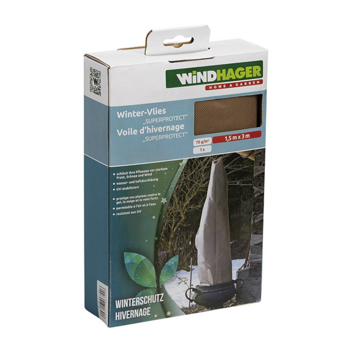 WINDHAGER Wintervlies SuperProtect, beige, B: 1,5 m, L: 3 m - Bild 2
