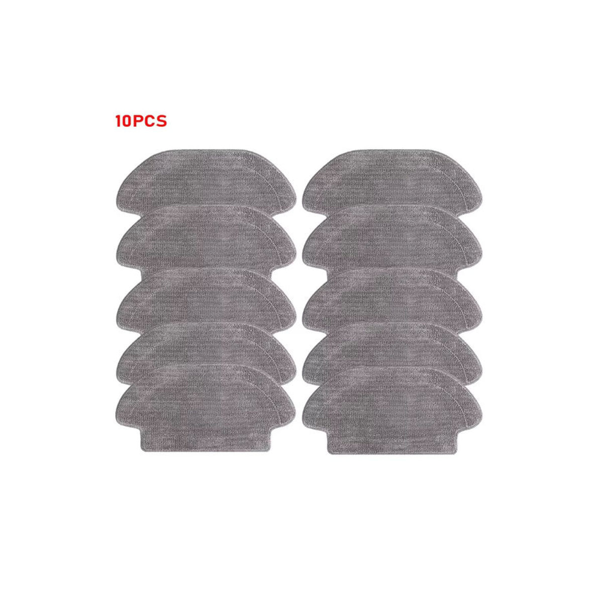 WINDNINJA Mikrofaser Nasswischmopp-Tuch in Grau für Xiaomi Mijia Mop 2S Pro P 3C S10EUS LDS STYTJ02YM und VIOMI V2Pro V3 SE S12 Saugroboter Zubehör - Bild 7