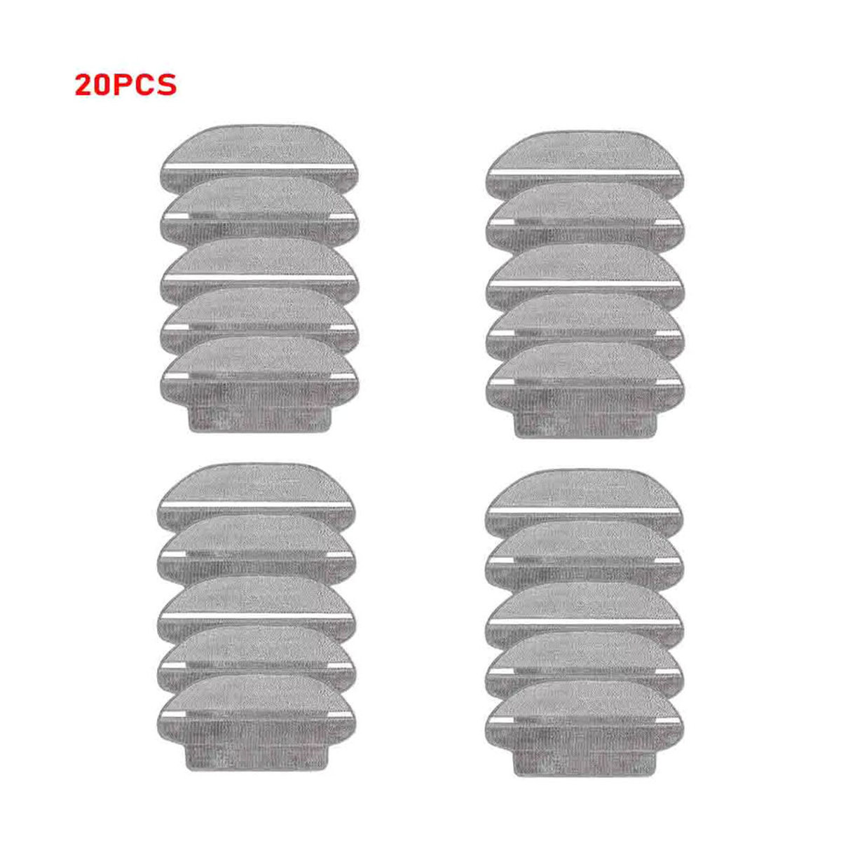 WINDNINJA Trockene und nasse Trennmop-Tuchteile in Grau für Xiaomi Mijia Mop 2S/P/Pro/3C/S12/S10EU/LDS STYTJ02YM und VIOMI V2Pro/V3/SE Staubsauger - Bild 6