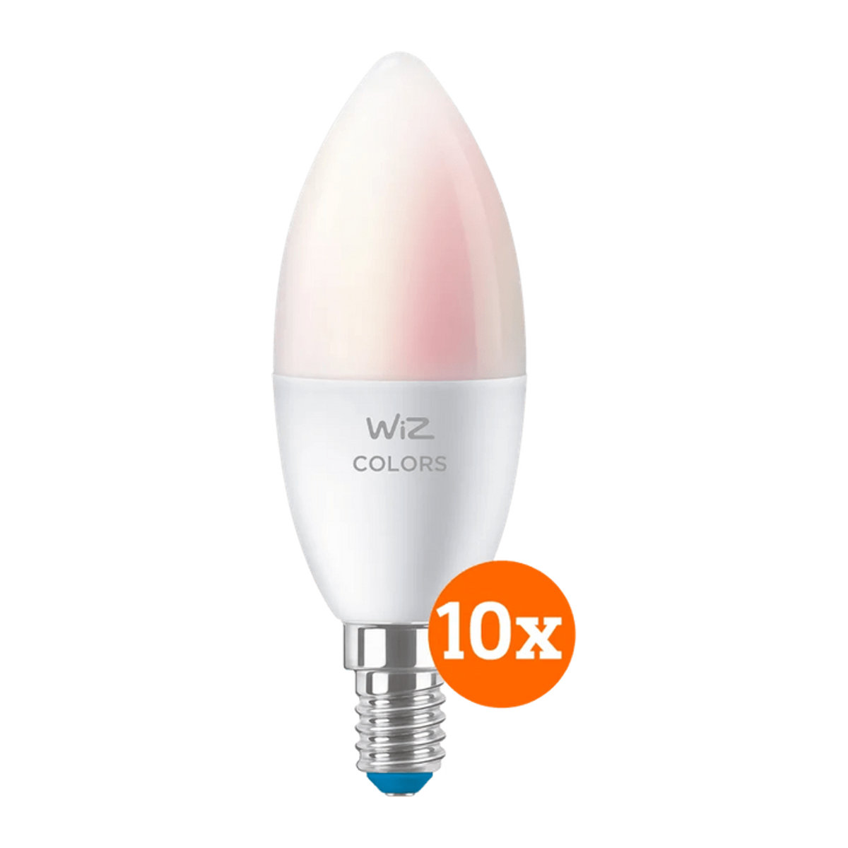 WiZ Smart-Kerzenlampe 10er-Pack E14 mit Weiß- und Farblicht - Bild 1