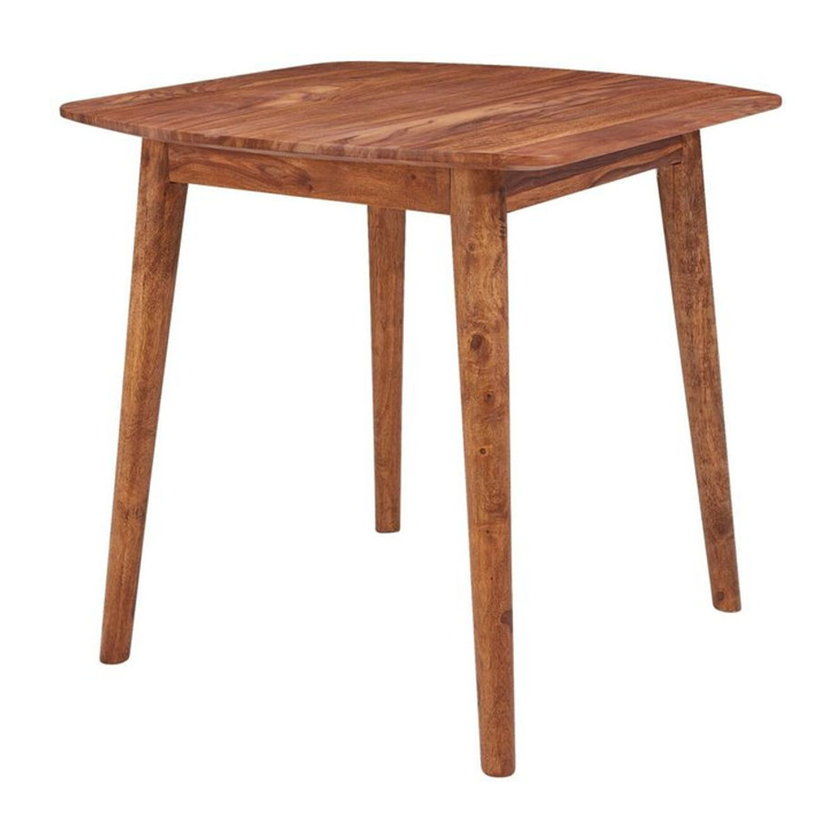 Wohnling Esstisch aus Massivholz in Natur, quadratisch, Skandinavisch, B/T/H: 80 x 80 x 80 cm - Bild 1