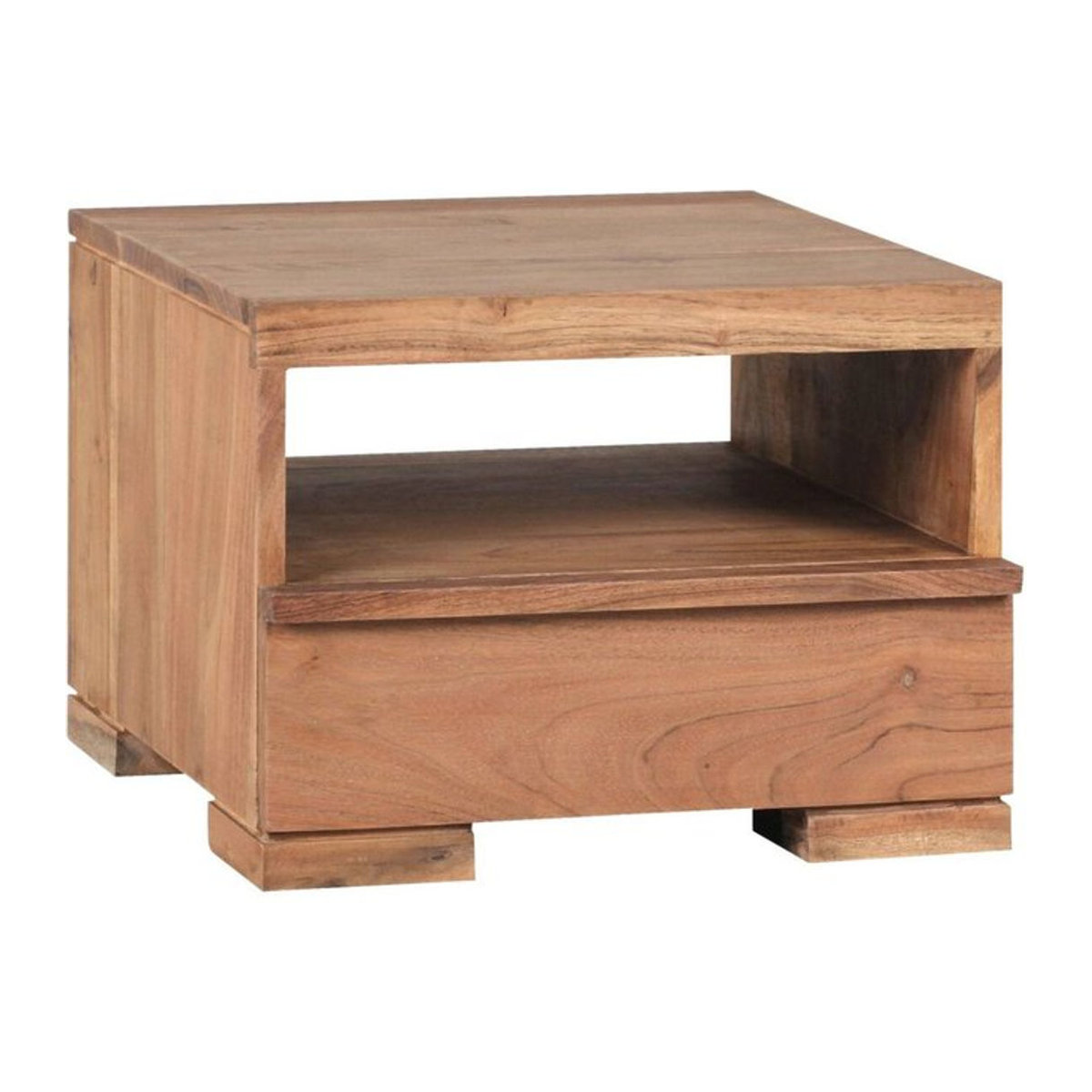 Wohnling Nachtkonsole aus Holz in Braun B/H/T: 40 x 30 x 40 cm - Bild 1