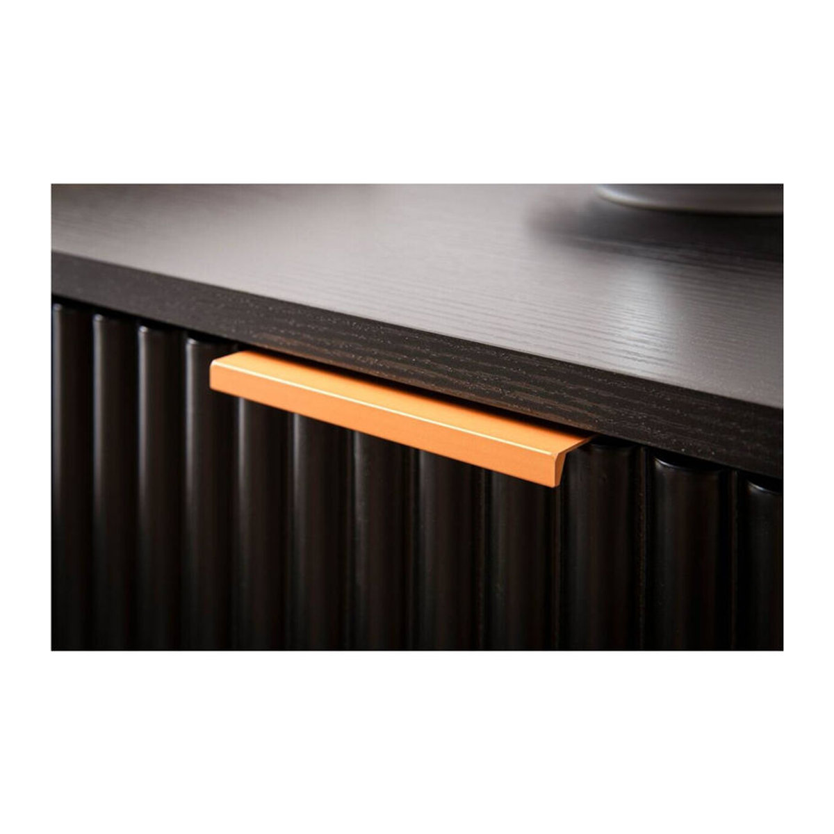 Wohnling Nachttisch in Schwarz im Industrial Design aus Metall und Holzwerkstoff B/H/T: 43,5 x 56 x 39 cm - Bild 4