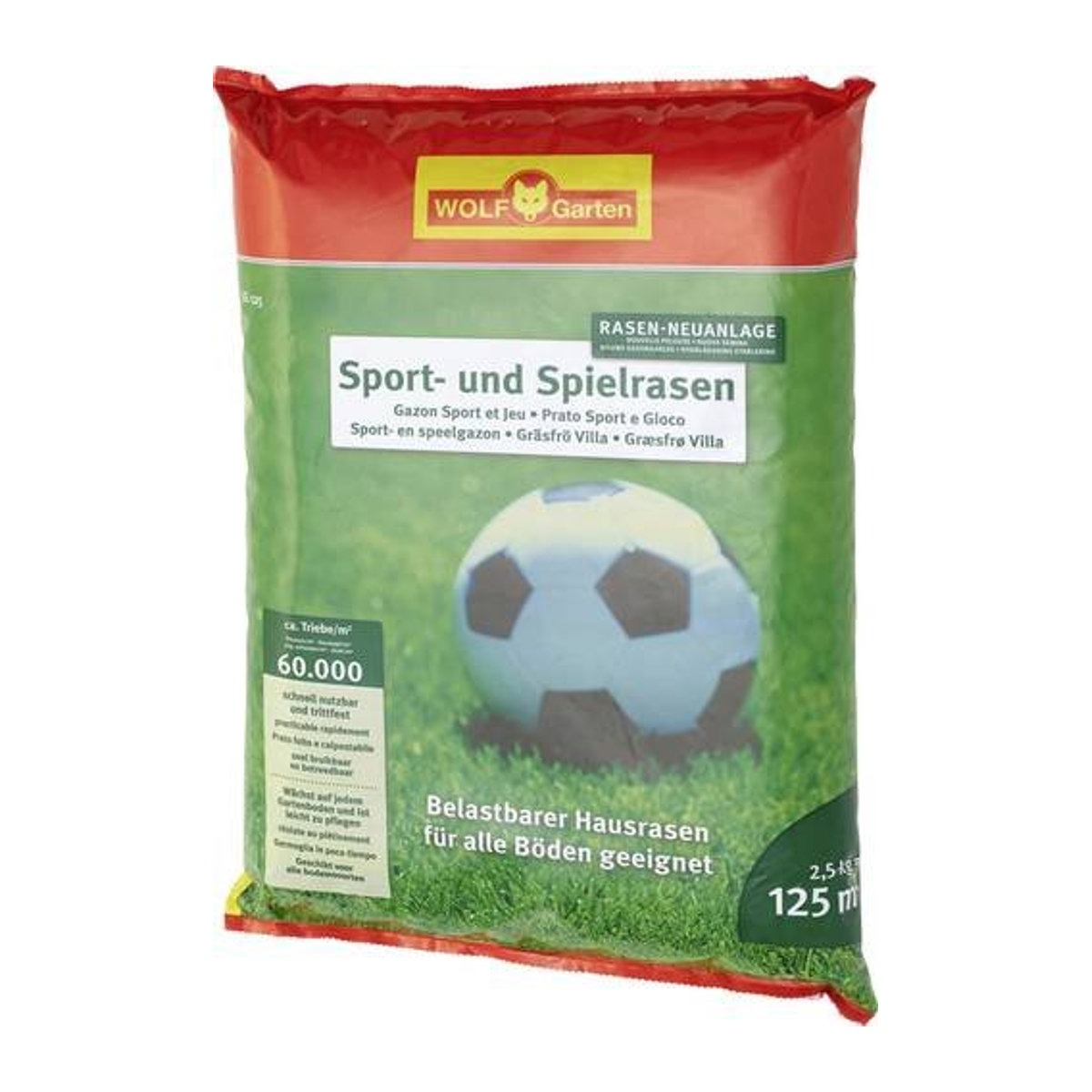 Wolf-Garten Sport- und Spielrasen Rasensamen - Bild 1