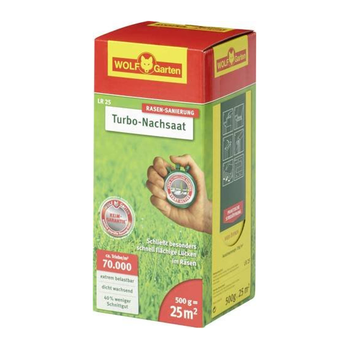 WOLF-Garten Turbo Nachsaat Rasensamen LR 25, 0,5 kg - Bild 1