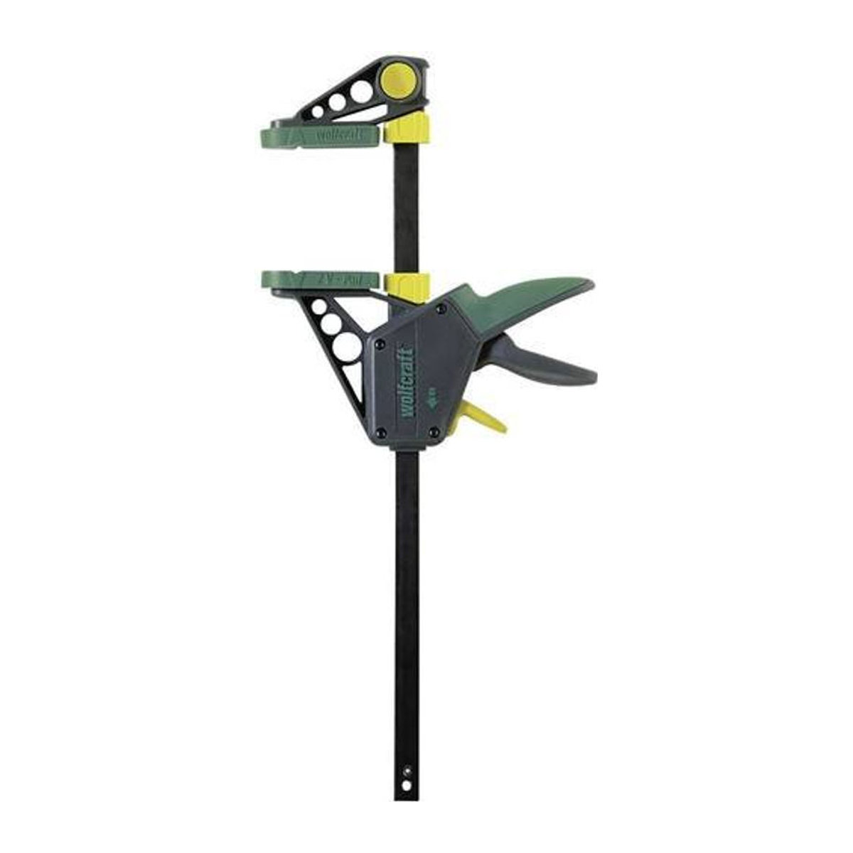 Wolfcraft Einhandzwinge PRO100/150mm aus Kunststoff und Stahl in Schwarz mit einer Spannweite von max. 150mm und einer Ausladung von 100mm - Bild 4