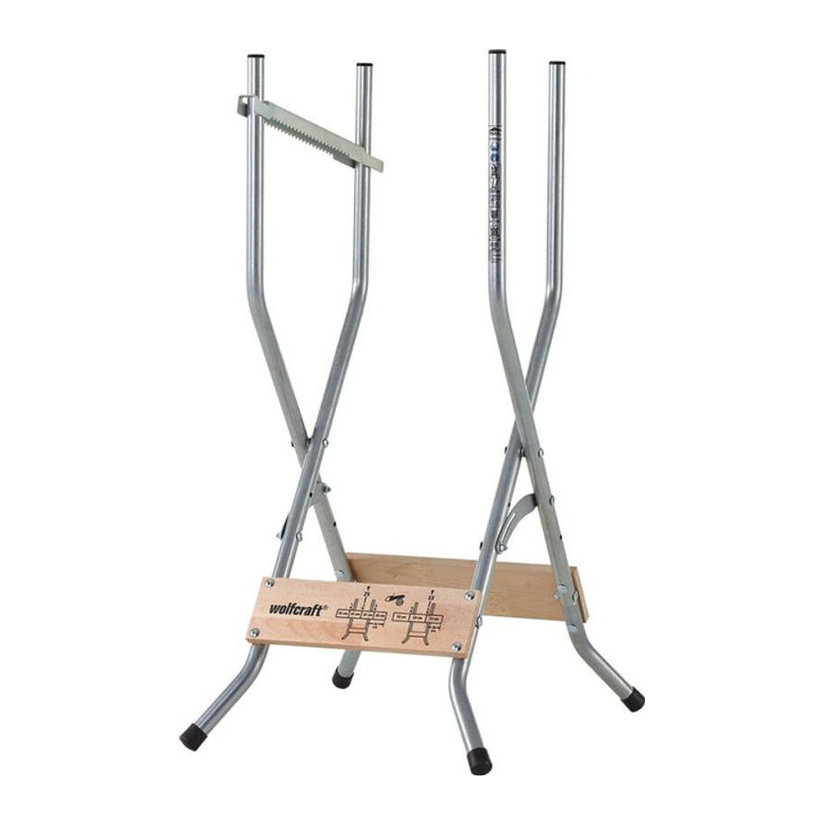 Wolfcraft Sägebock SB 60 in Silber für Metall und Holz mit 100 kg Tragkraft - Bild 1