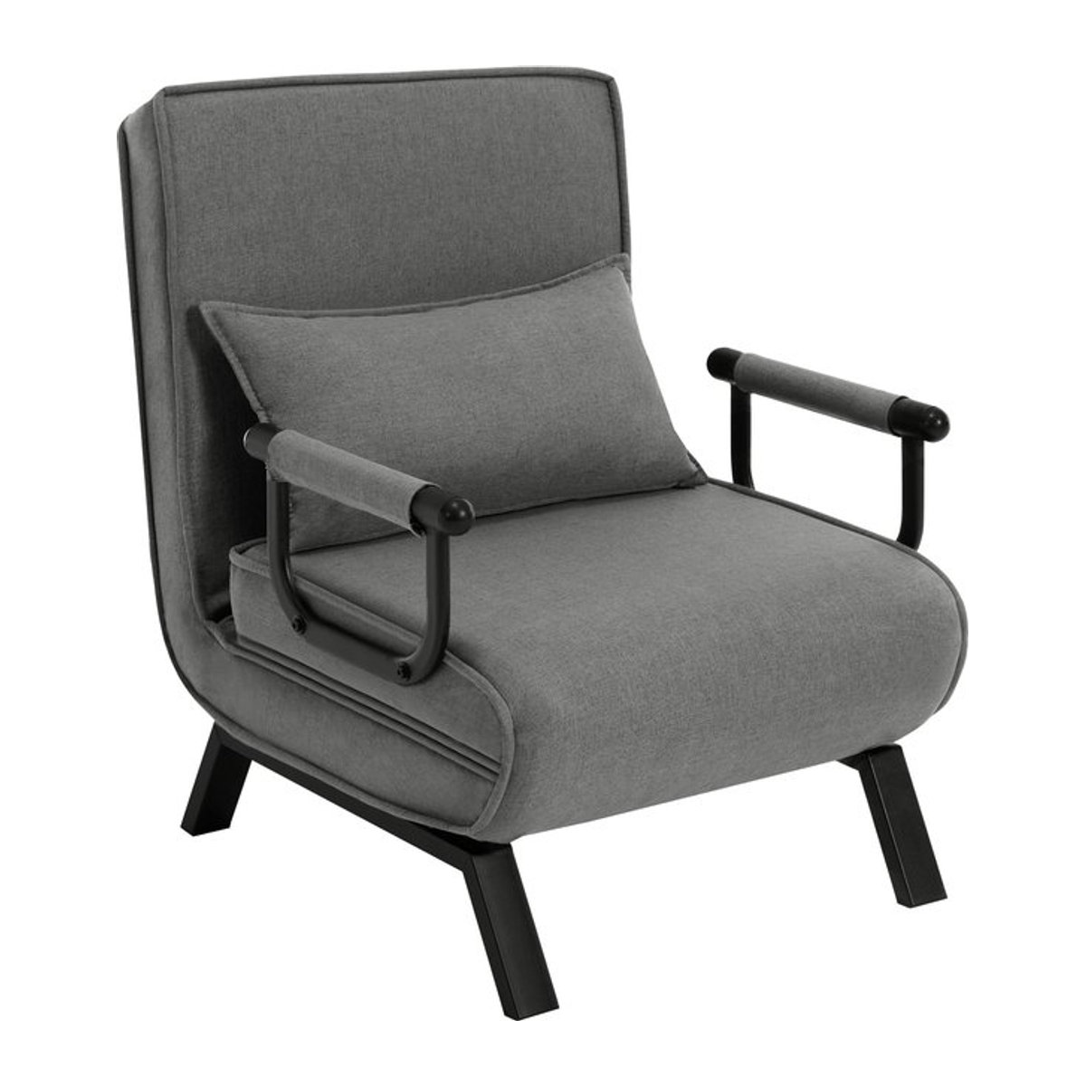 WOLTU 3-in-1 Schlafsofa aus Leinen mit verstellbarer Rückenlehne und abnehmbarem Kissen in Beige oder Grau - Bild 1