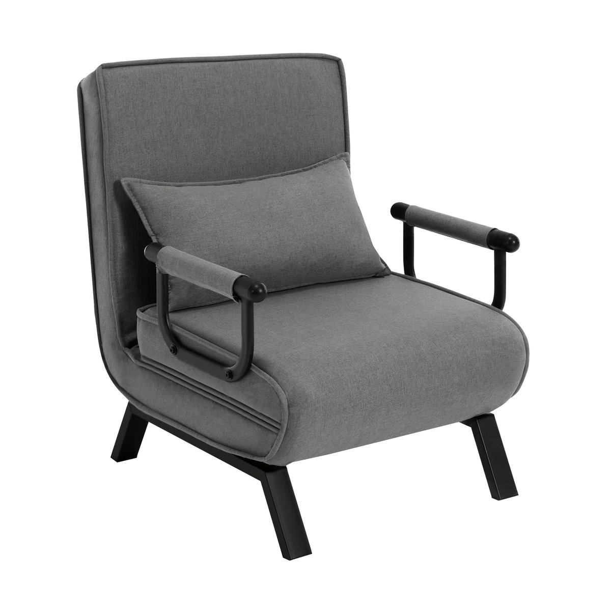 WOLTU 3-in-1 Schlafsofa aus Leinen mit verstellbarer Rückenlehne und abnehmbarem Kissen in Beige oder Grau - Bild 2