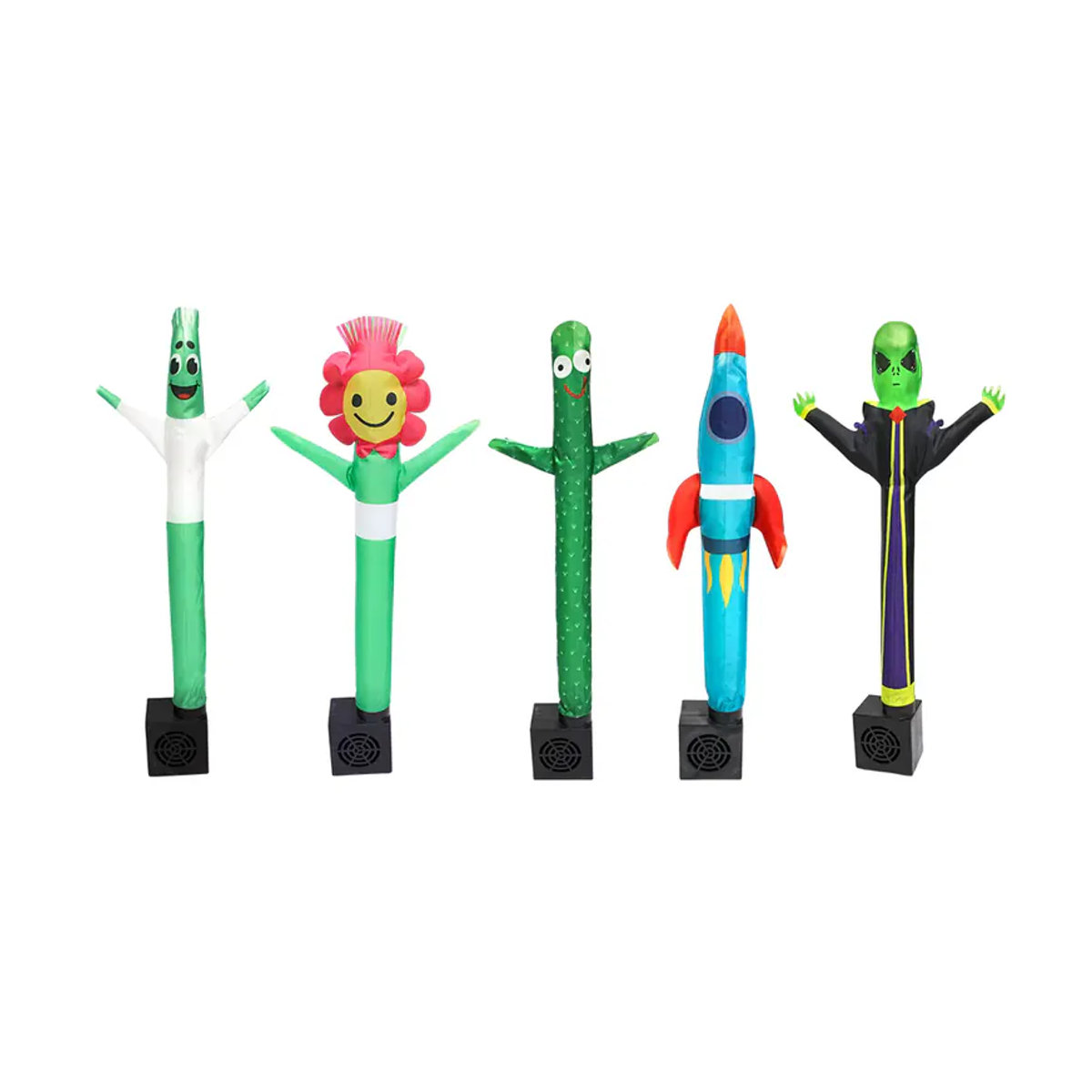 Wonflex Mini Desktop Lufttänzer Aufblasbarer Tube Man als lustiges Tisch-Deko-Spielzeug für Kinder in Mehrfarbig - Bild 3