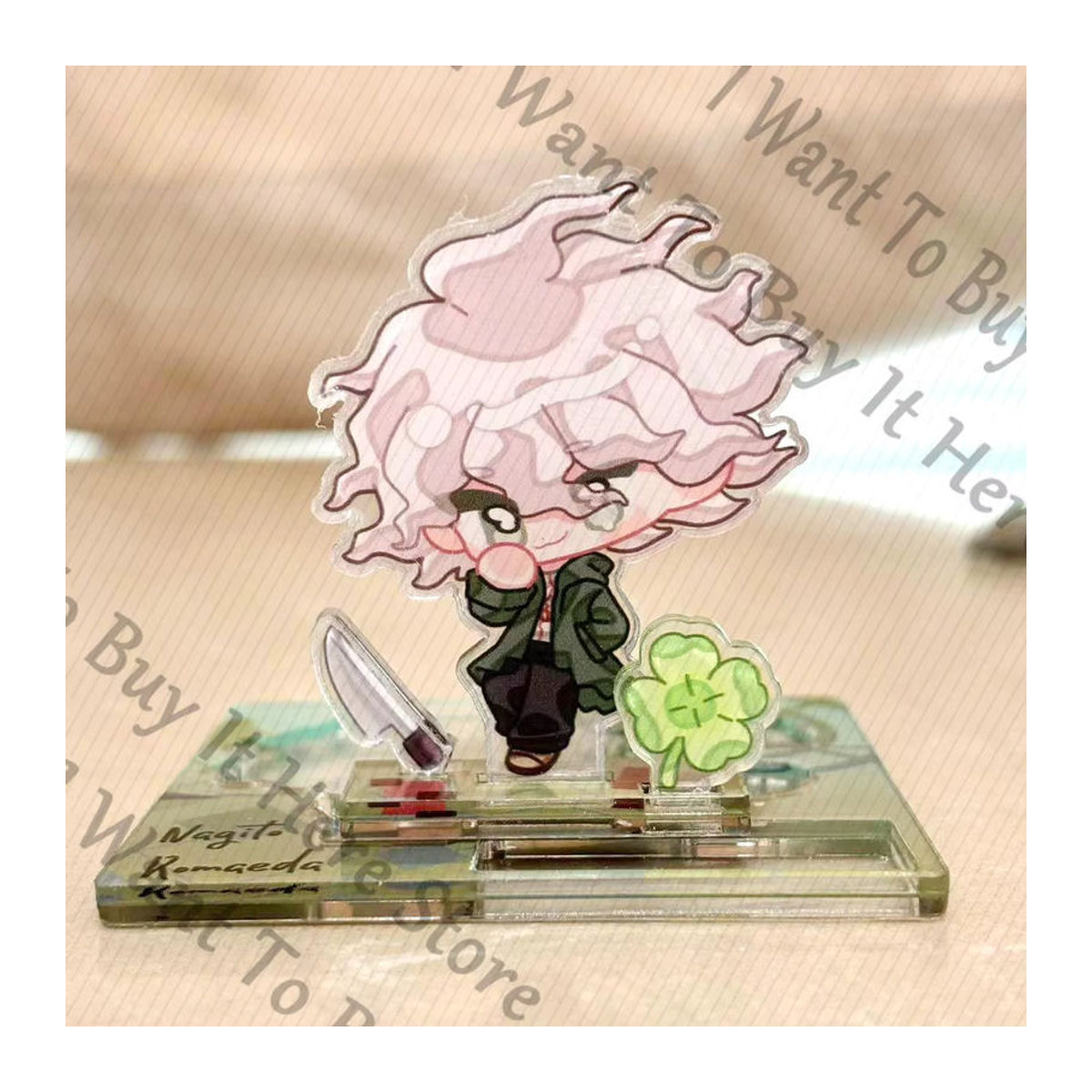WONST Anime Danganronpa Acryl-Aufsteller mit Charakteren Nagito Komaeda, Mikan Tsumiki, Shuichi Saihara, Byakuya Togami und Toko Fukawa, mehrfarbig - Bild 2
