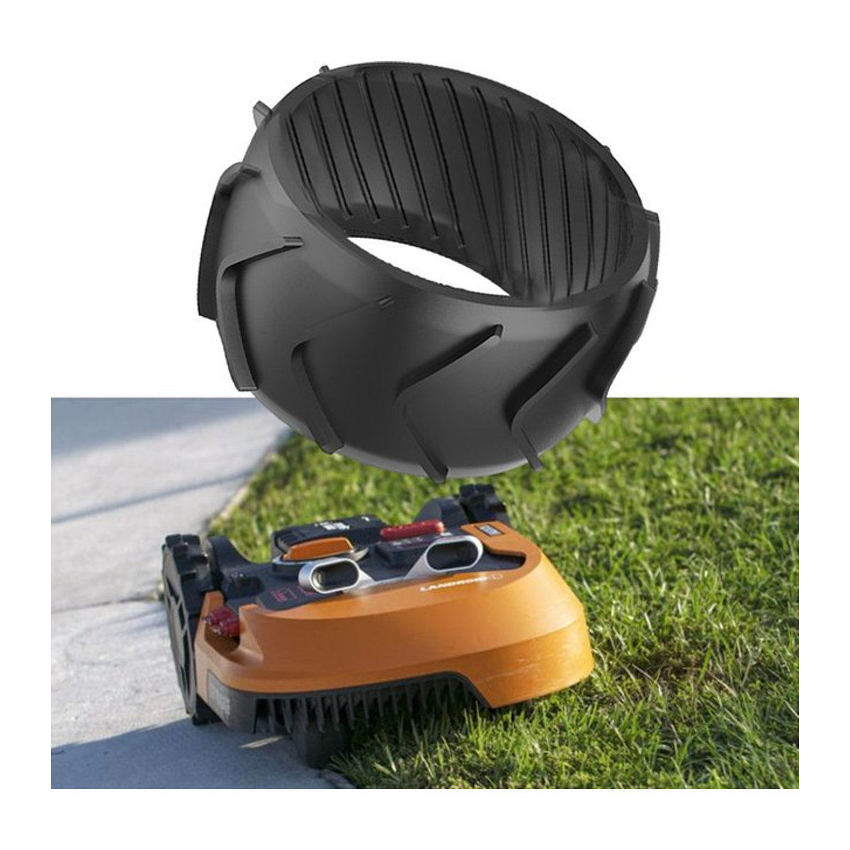 Worx Radschutz XL für Roboter-Rasenmäher Modelle M500 M700 M700Plus M1000 L1000 S300 - Bild 1