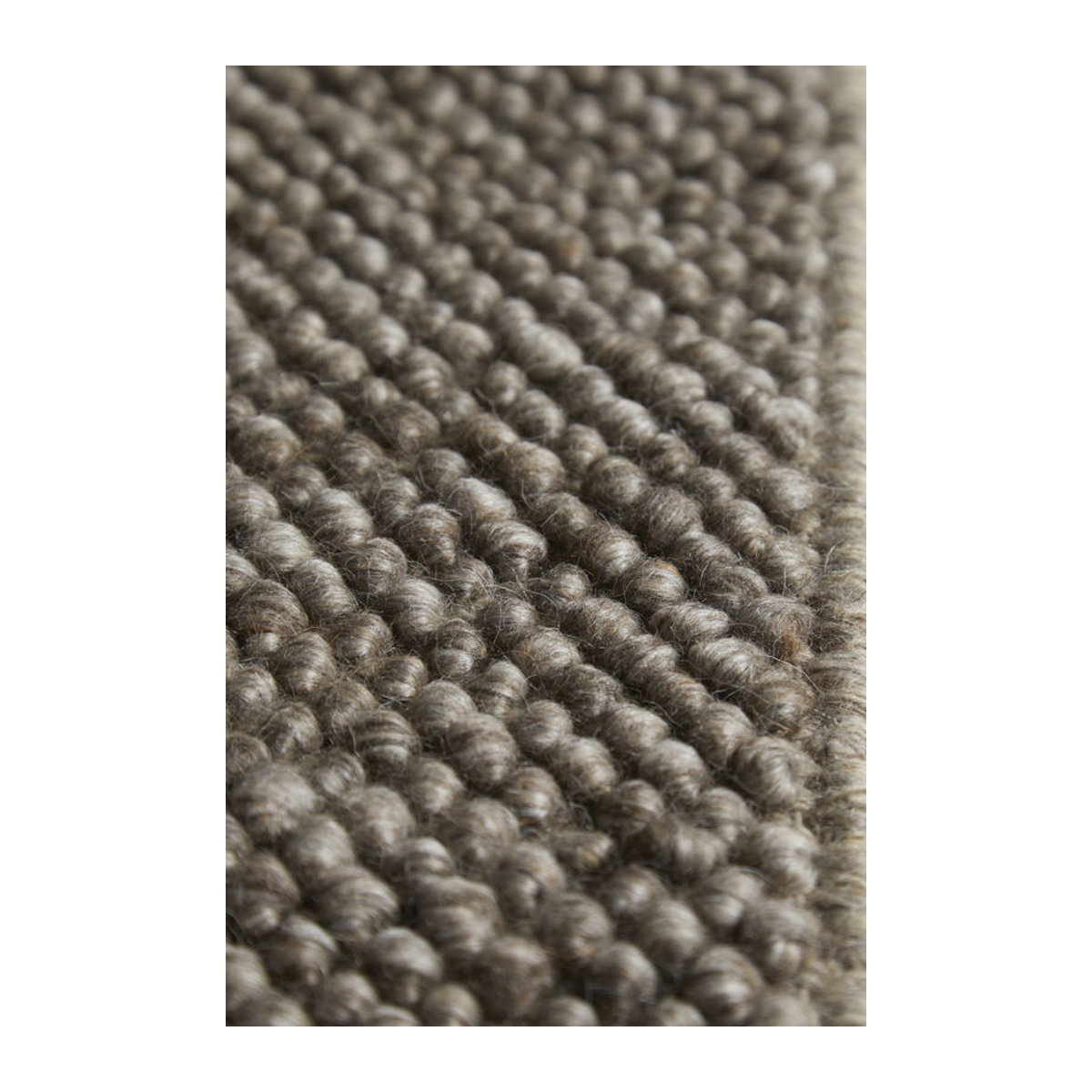 Woud Tact Teppich Flatweave in Braun und Grau - Bild 3