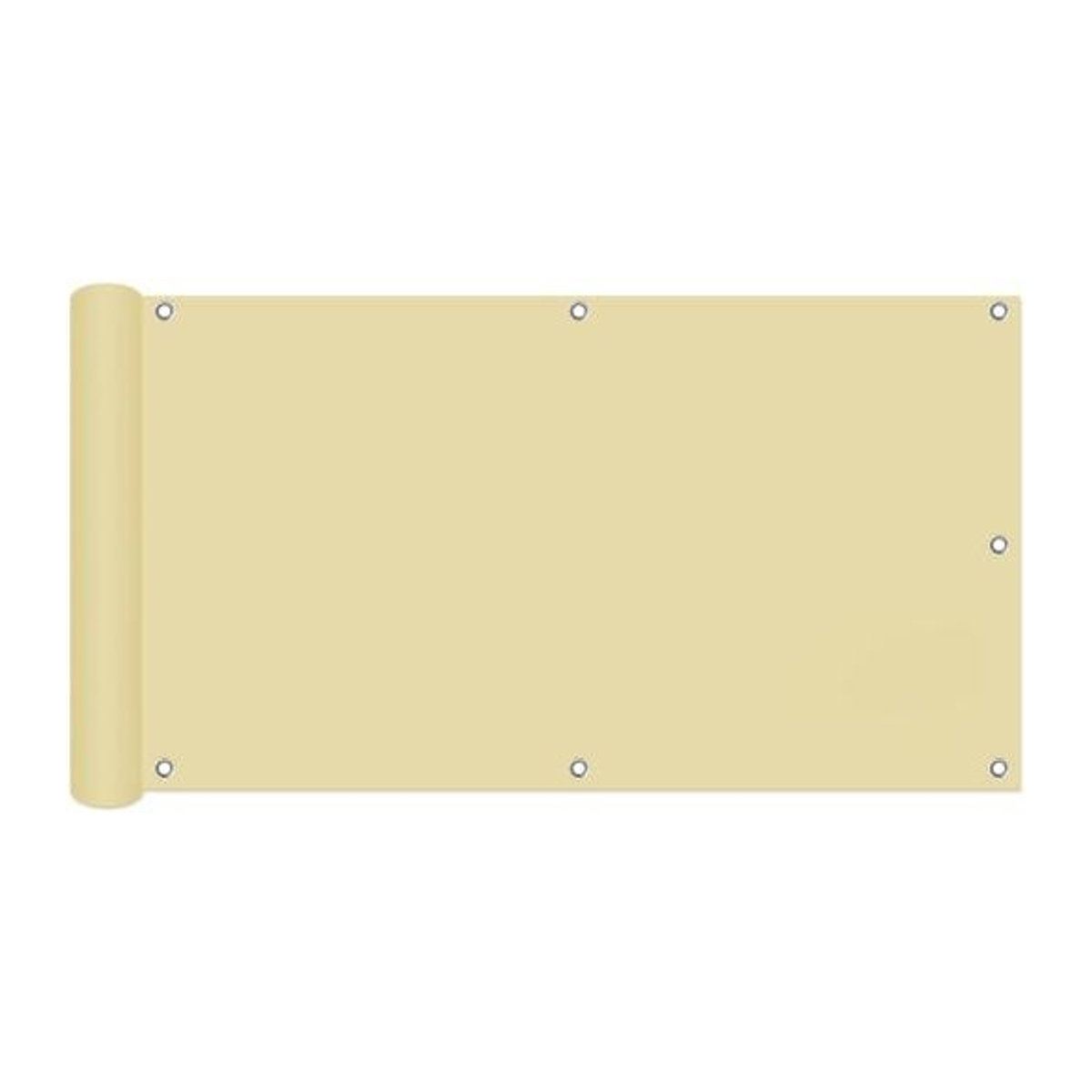 WOW My Garden Sichtschutz und Schattennetz aus Kunststoff in Beige, 5m - Bild 1