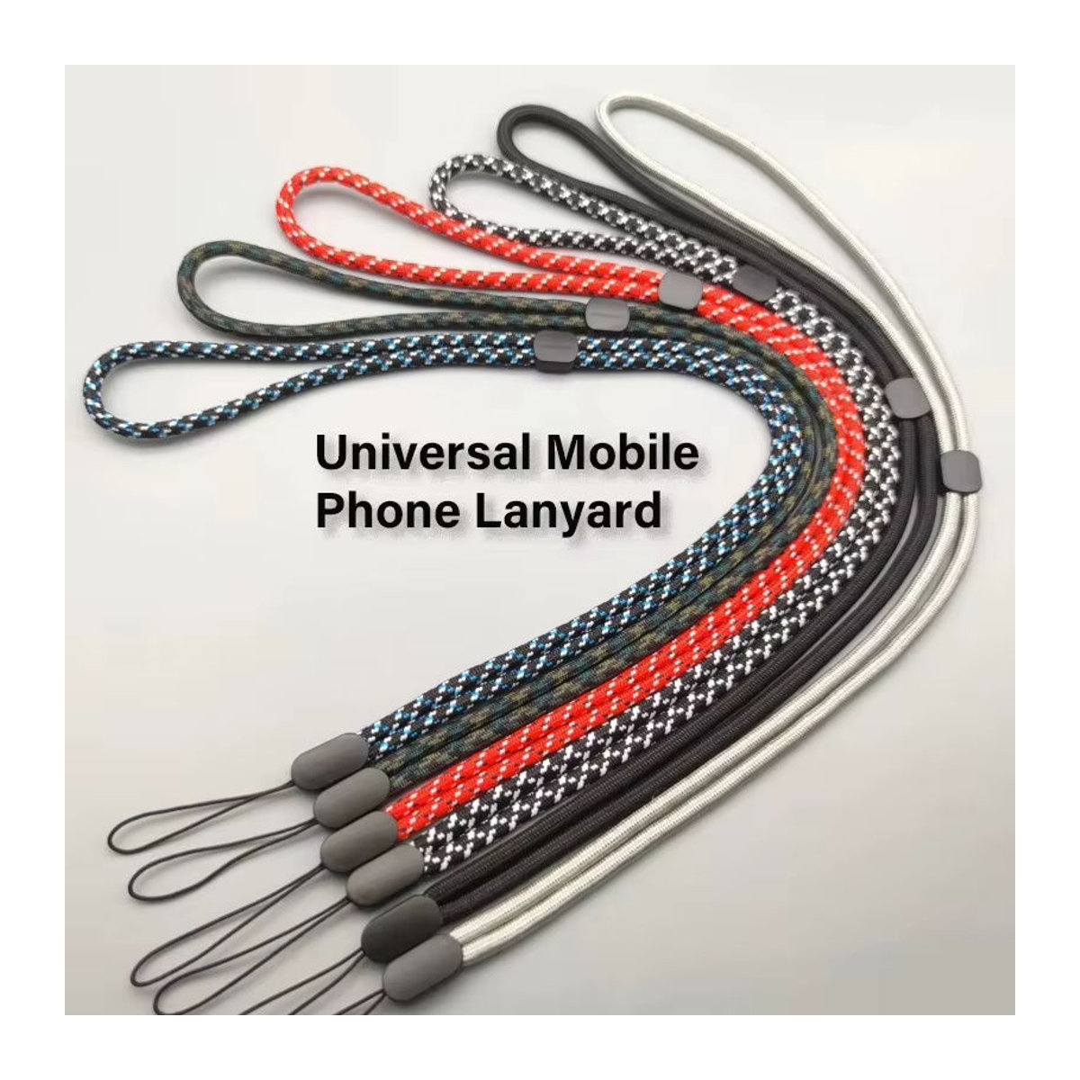 WSSHE Handy-Lanyard in Bunt als universelles Anti-Verlust-Smartphone-Zubehör für iPhone 12, 13, 14 und Xiaomi - Bild 2