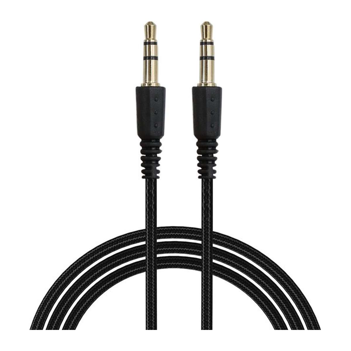 WYMECT Aux-Verlängerungskabel 3,5 mm Klinke auf Stereo Audio Kopfhörerkabel, Schwarz - Bild 1