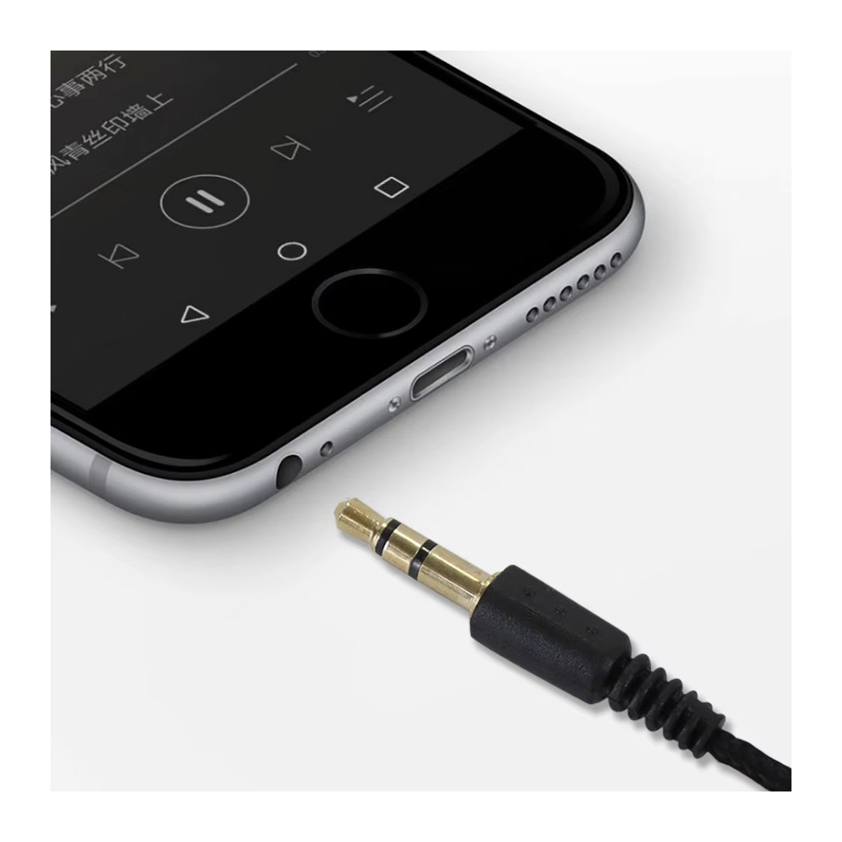 WYMECT Aux-Verlängerungskabel 3,5 mm Klinke auf Stereo Audio Kopfhörerkabel, Schwarz - Bild 3