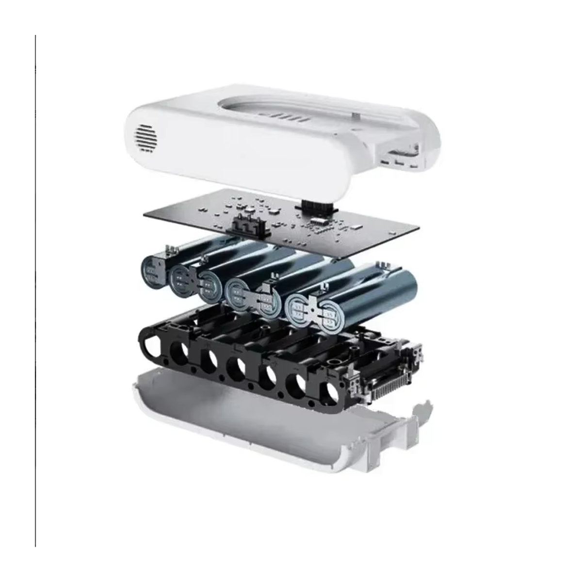 Xiaomi Ersatzakku 25,2 V Lithium-Ionen-Akku 12000 mAh für Xiaomi Mijia G9 G10 kabellose Staubsauger in Weiß - Bild 2