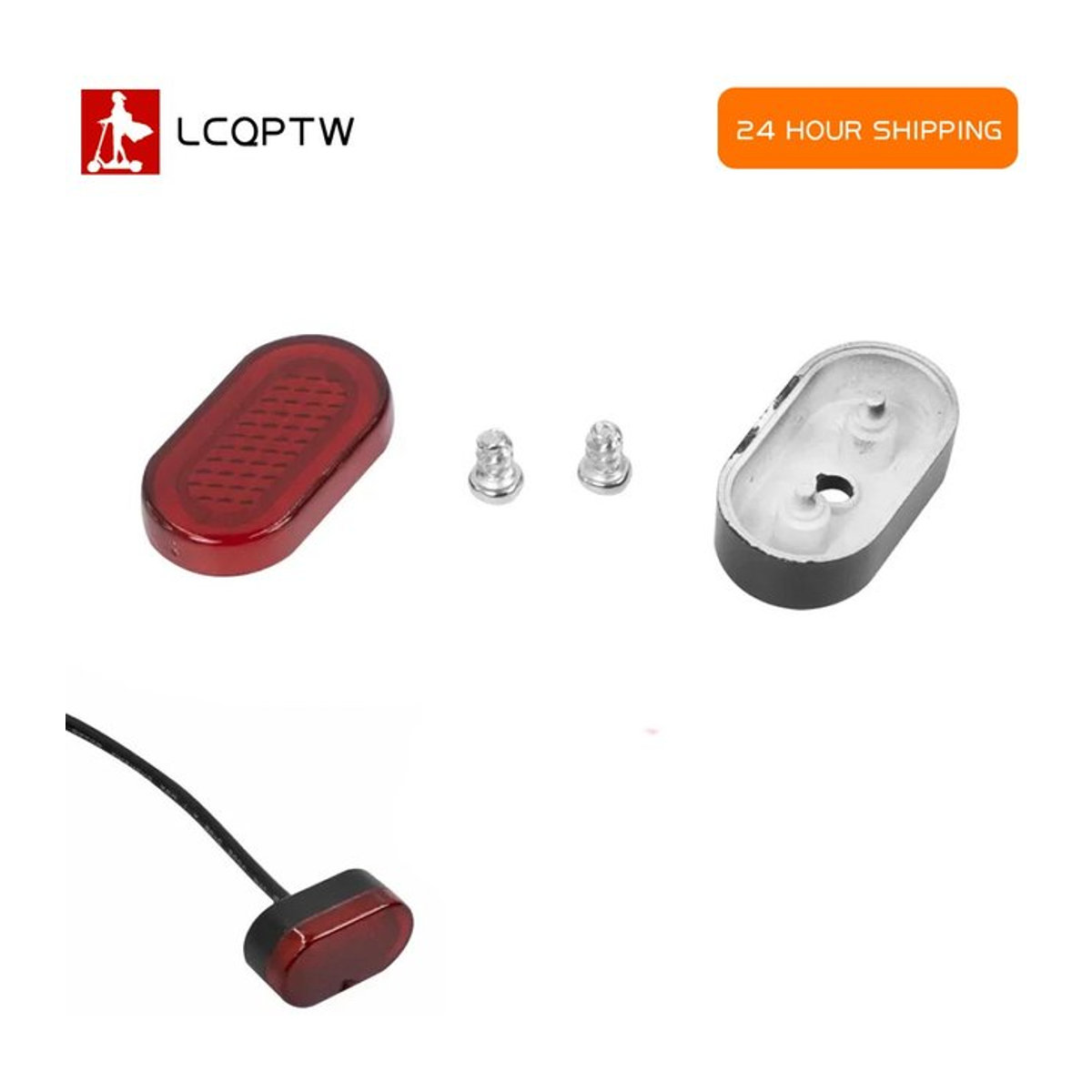 Xiaomi M365 Elektrischer Roller Bremslicht Abdeckung mit LED Schatten Effekt für den hinteren Fender - Bild 1