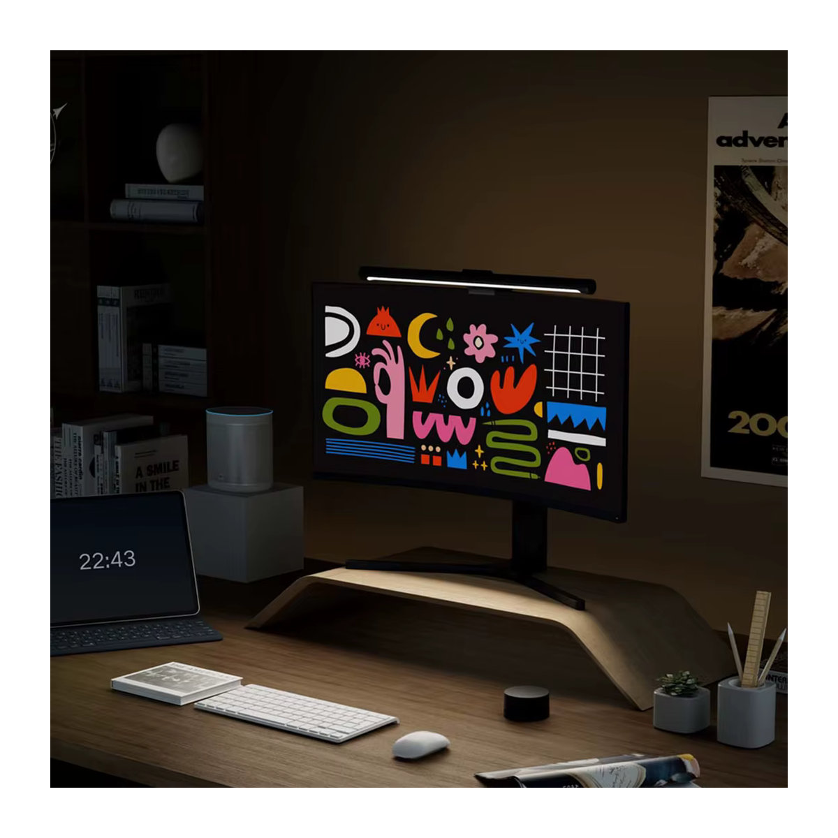 Xiaomi Mijia RA95 Schreibtischlampe 1S LED Monitorleuchte mit Fernbedienung und mi Home App Steuerung in Schwarz - Bild 5
