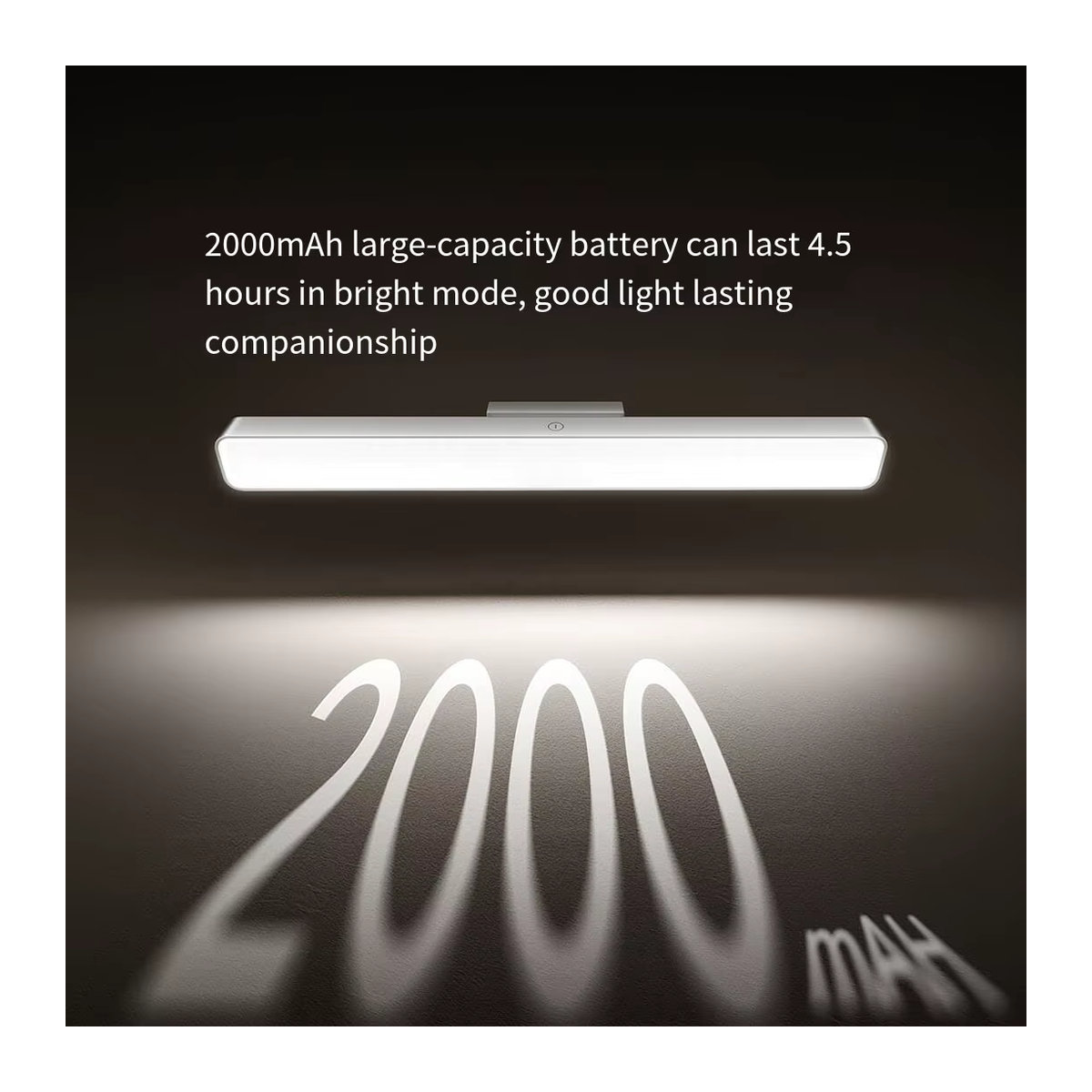 Xiaomi Mijia Smart LED Schreibtischlampe Weiß – Magnetische Touch-Dimmlampe mit 2000 mAh Akku und Typ-C Anschluss - Bild 2