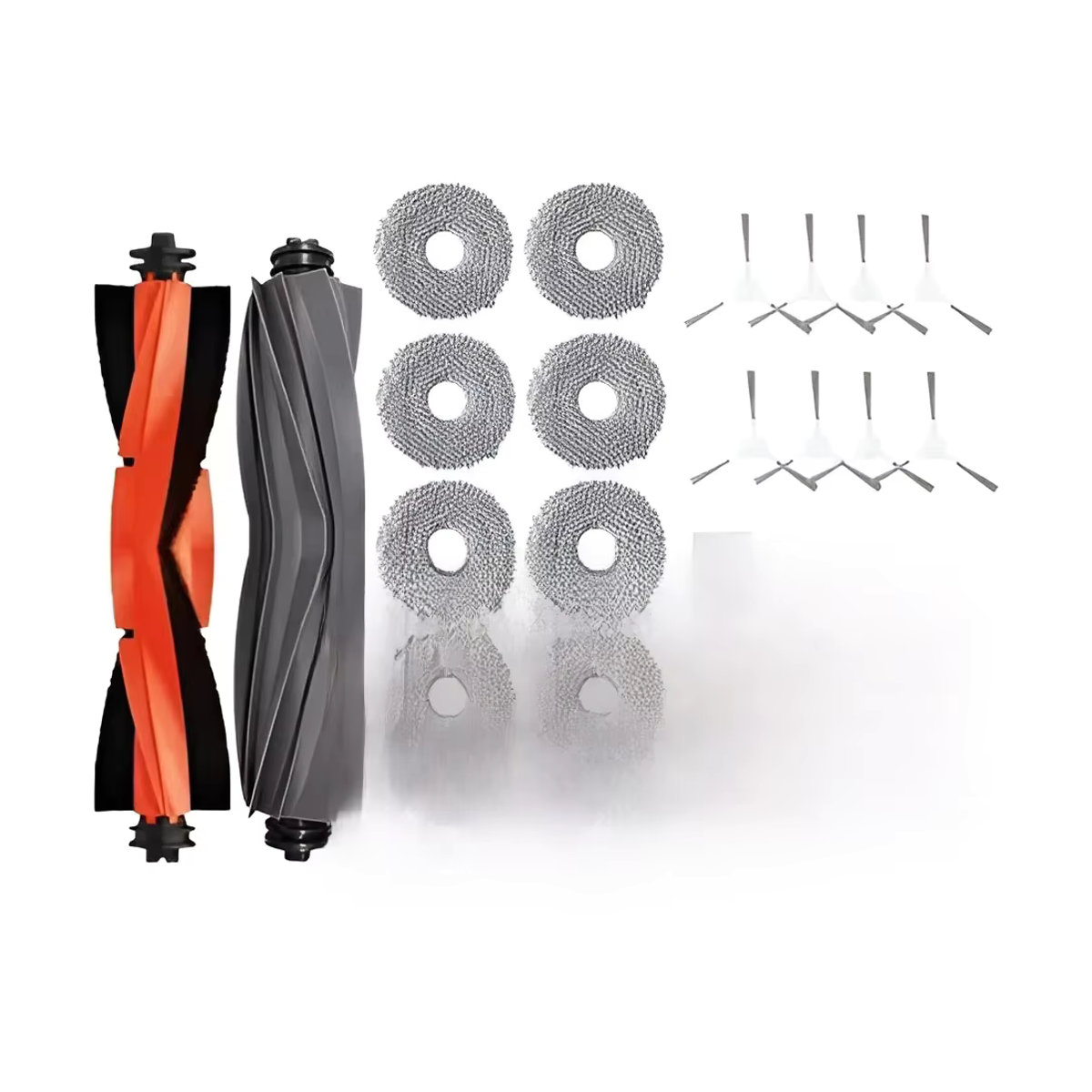 Xiaomi Zubehör-Set für Roboter Staubsauger X20 Plus und X20+: Staubbeutel, Mopptücher, Seitenbürsten und HEPA-Filter in Bunt - Bild 3